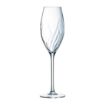 Picture of Cristal d'Arques Swirly Flute Glasses 240ml (8 Pack)