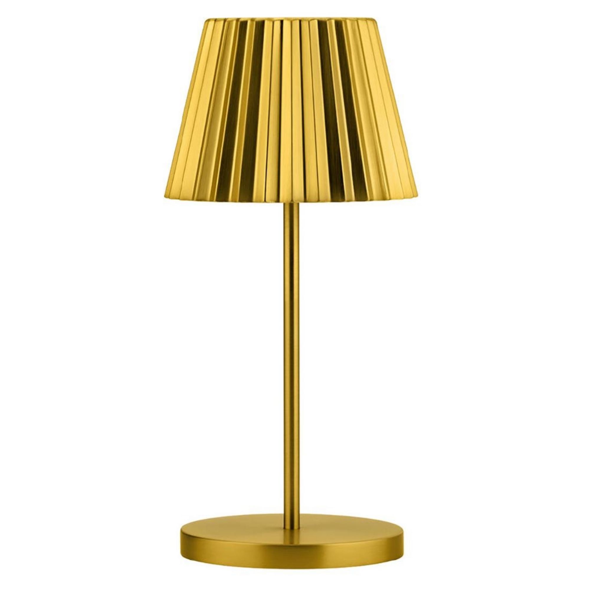 Picture of Utopia Dominica LED Cordless Table Lamp 260mm Brushed Gold (6 Pack)