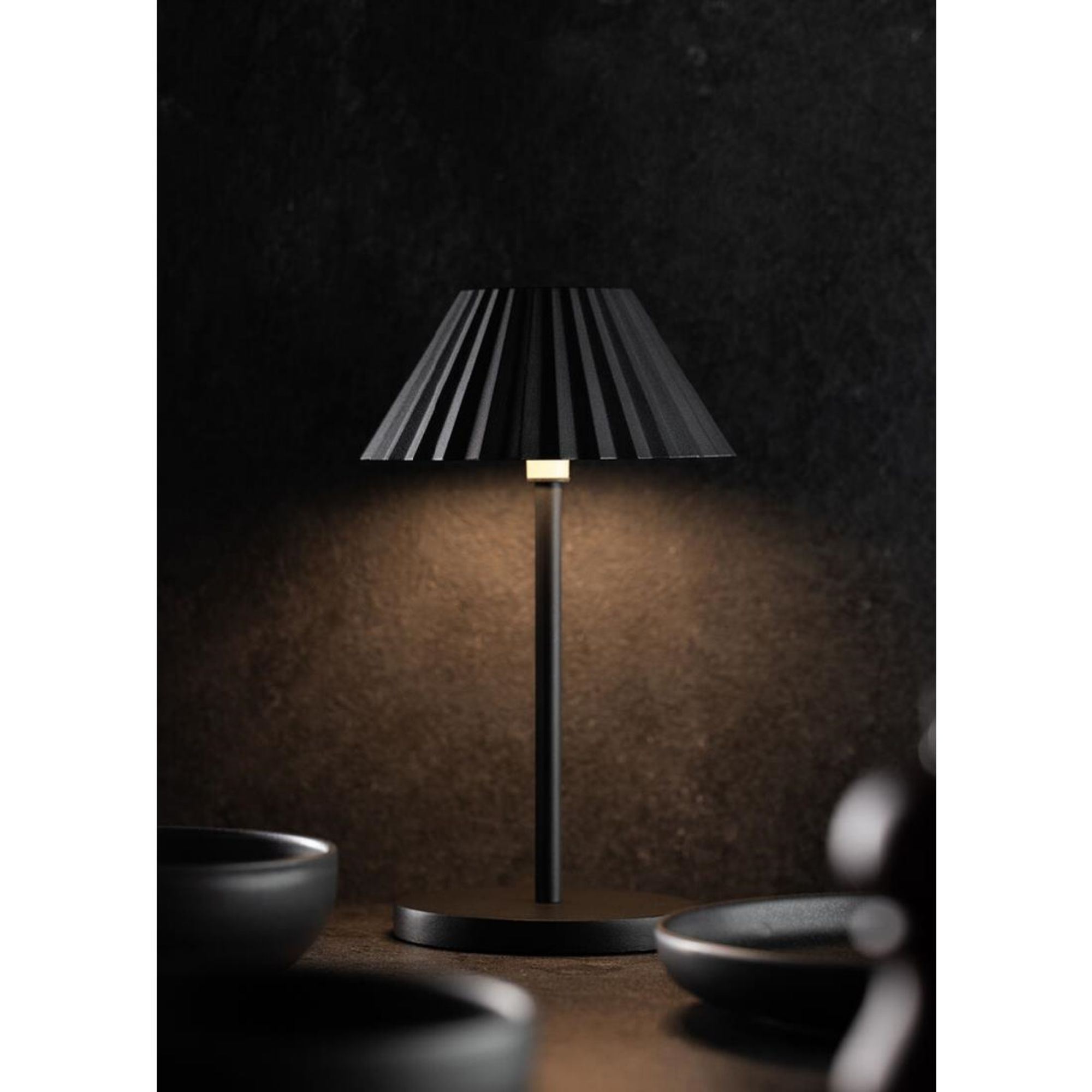 Picture of Utopia Aruba LED Cordless Table Lamp 230mm Black (6 Pack)
