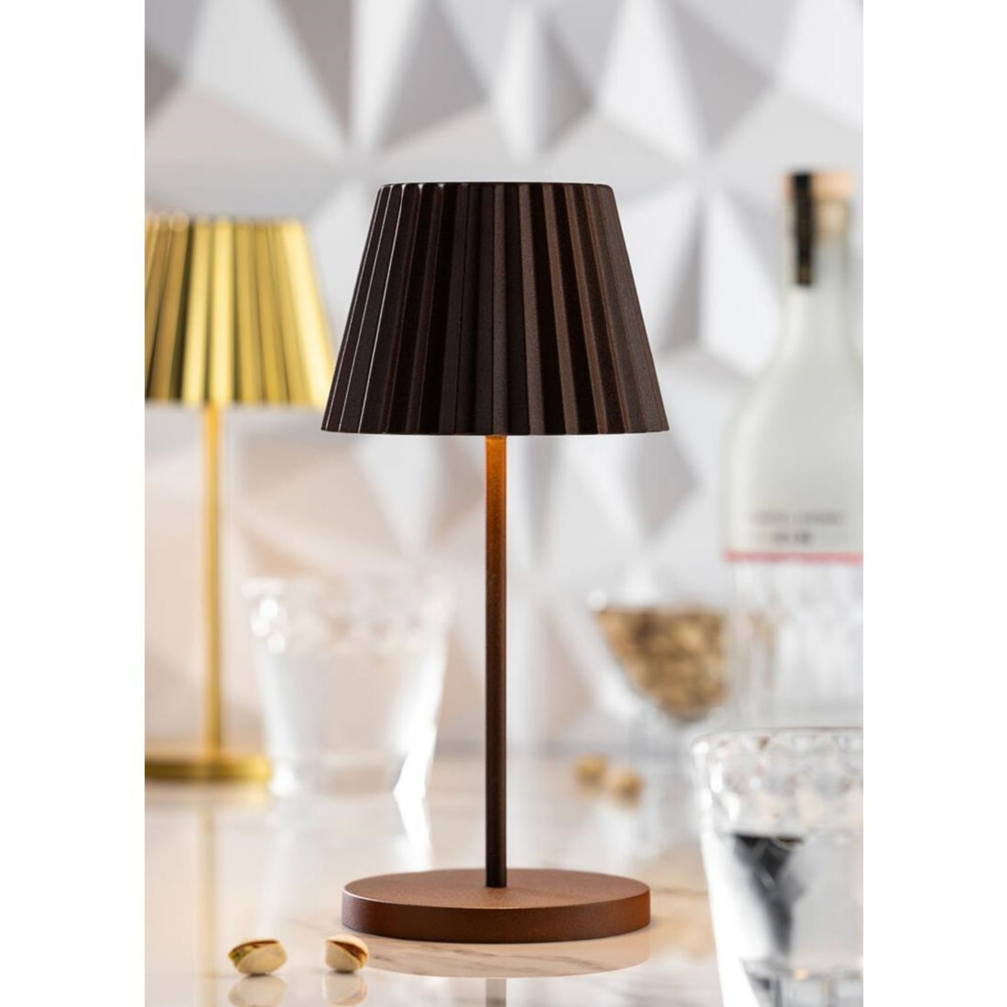 Picture of Utopia Dominica LED Cordless Table Lamp 260mm Cocoa (6 Pack)