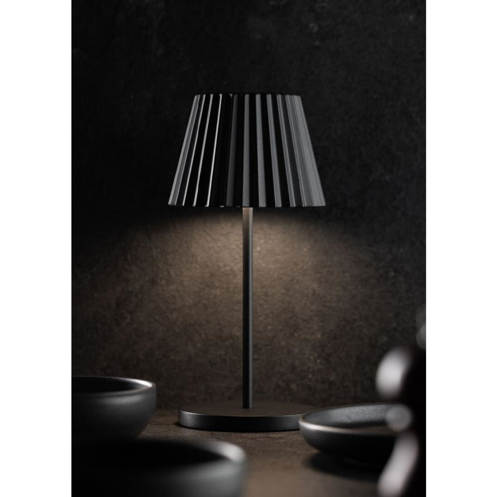 Picture of Utopia Dominica LED Cordless Table Lamp 260mm Black (6 Pack)