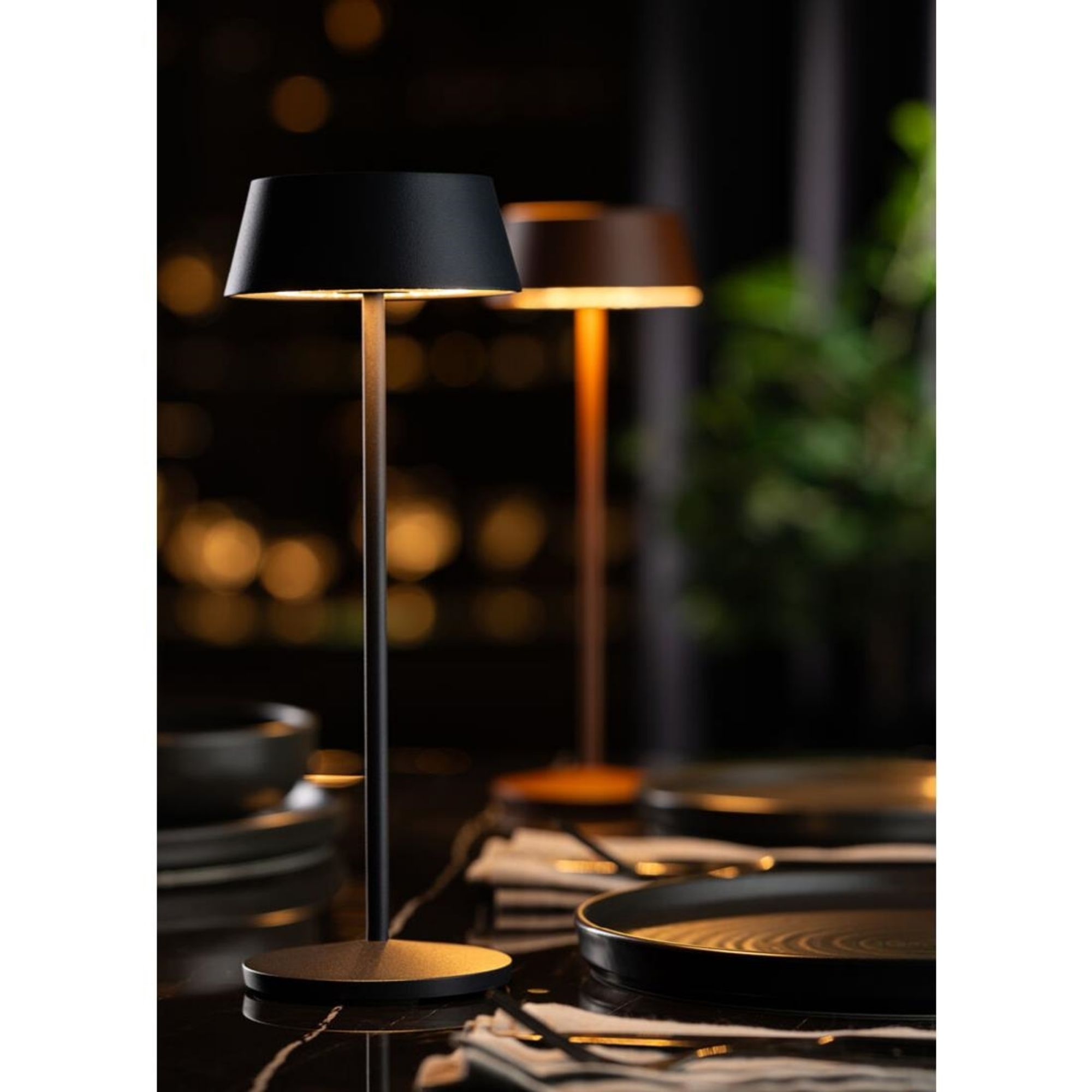 Picture of Utopia Martinique LED Cordless Table Lamp 300mm Black (6 Pack)