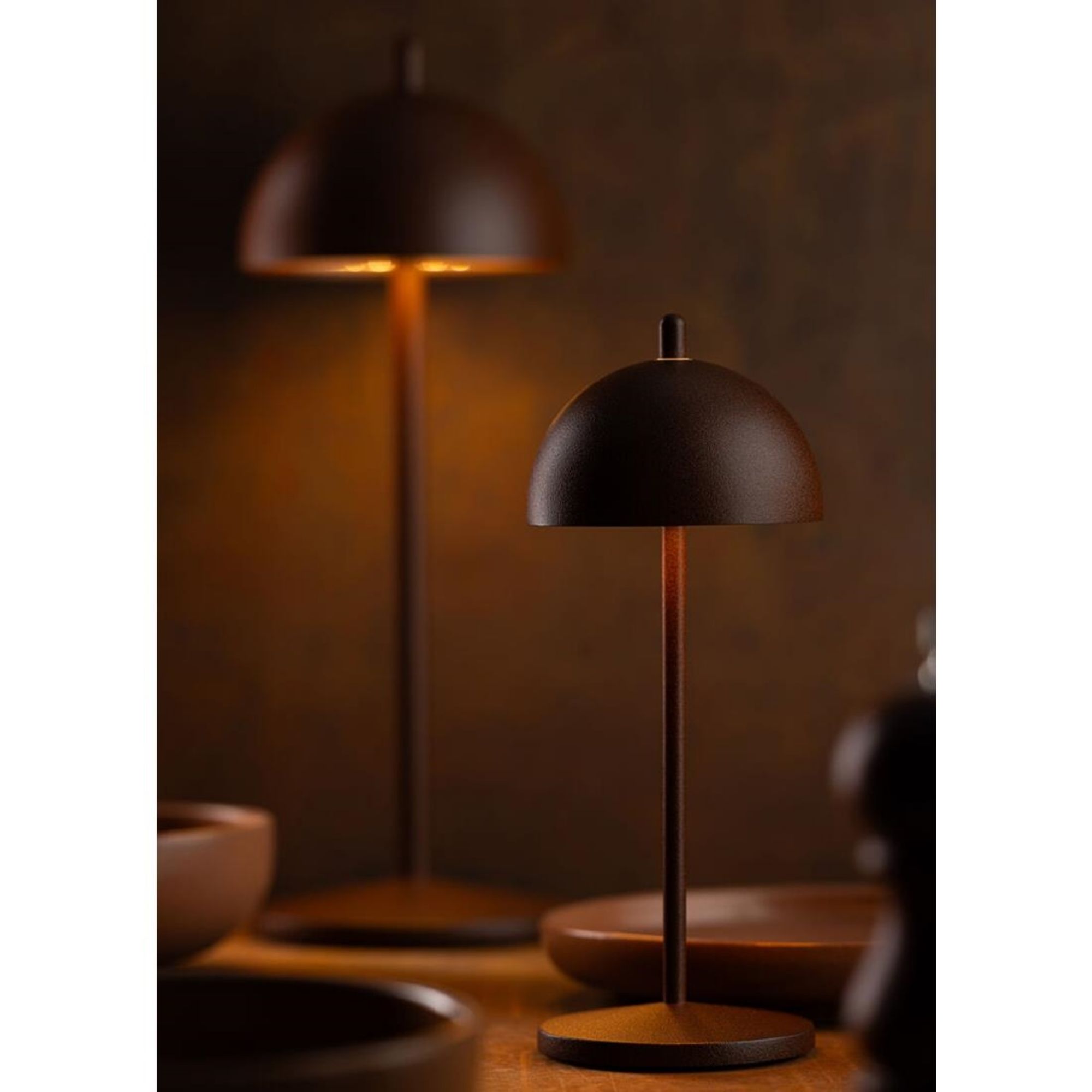 Picture of Utopia Antigua Micro LED Cordless Table Lamp 200mm Corten (6 Pack)
