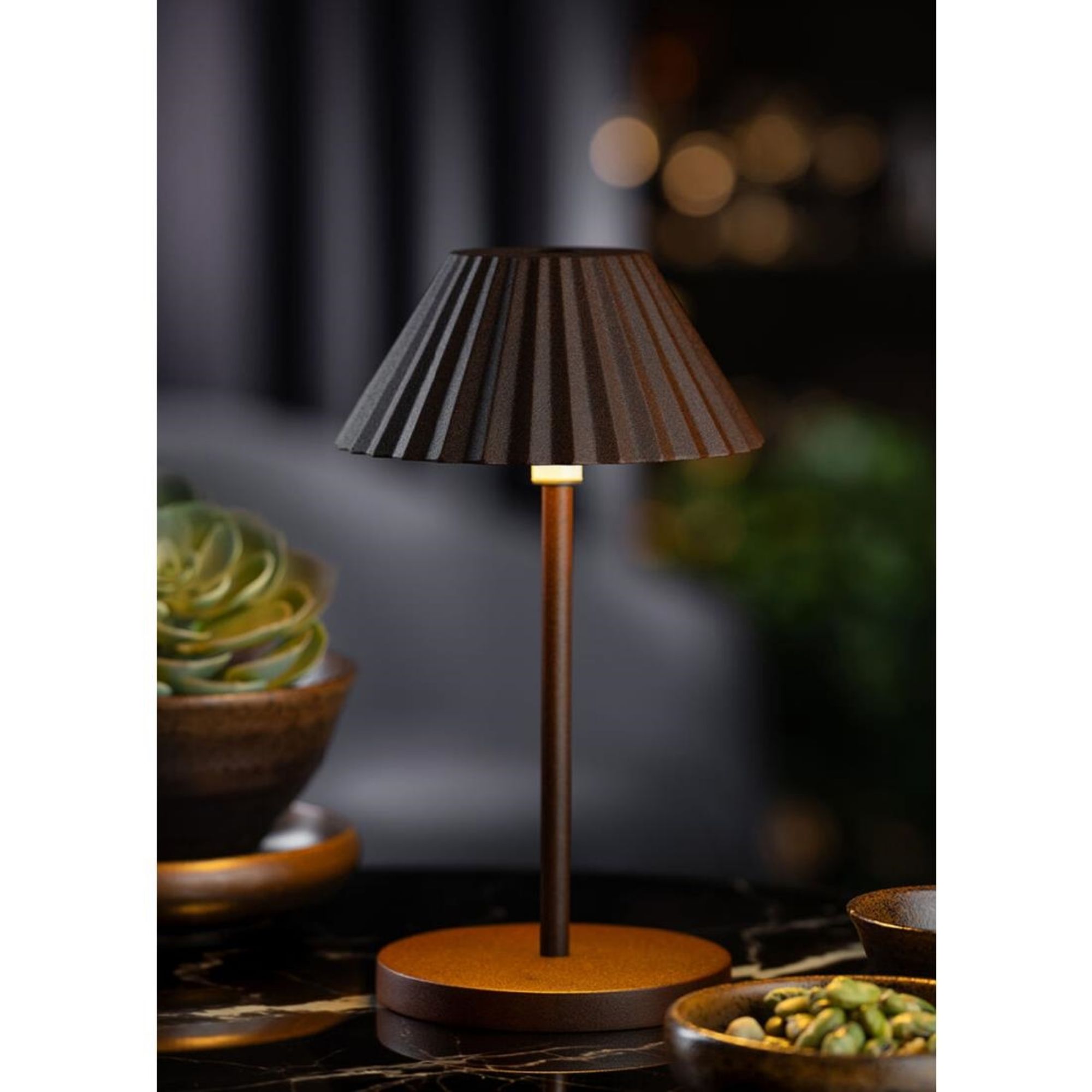 Picture of Utopia Aruba LED Cordless Table Lamp 230mm Cocoa (6 Pack)