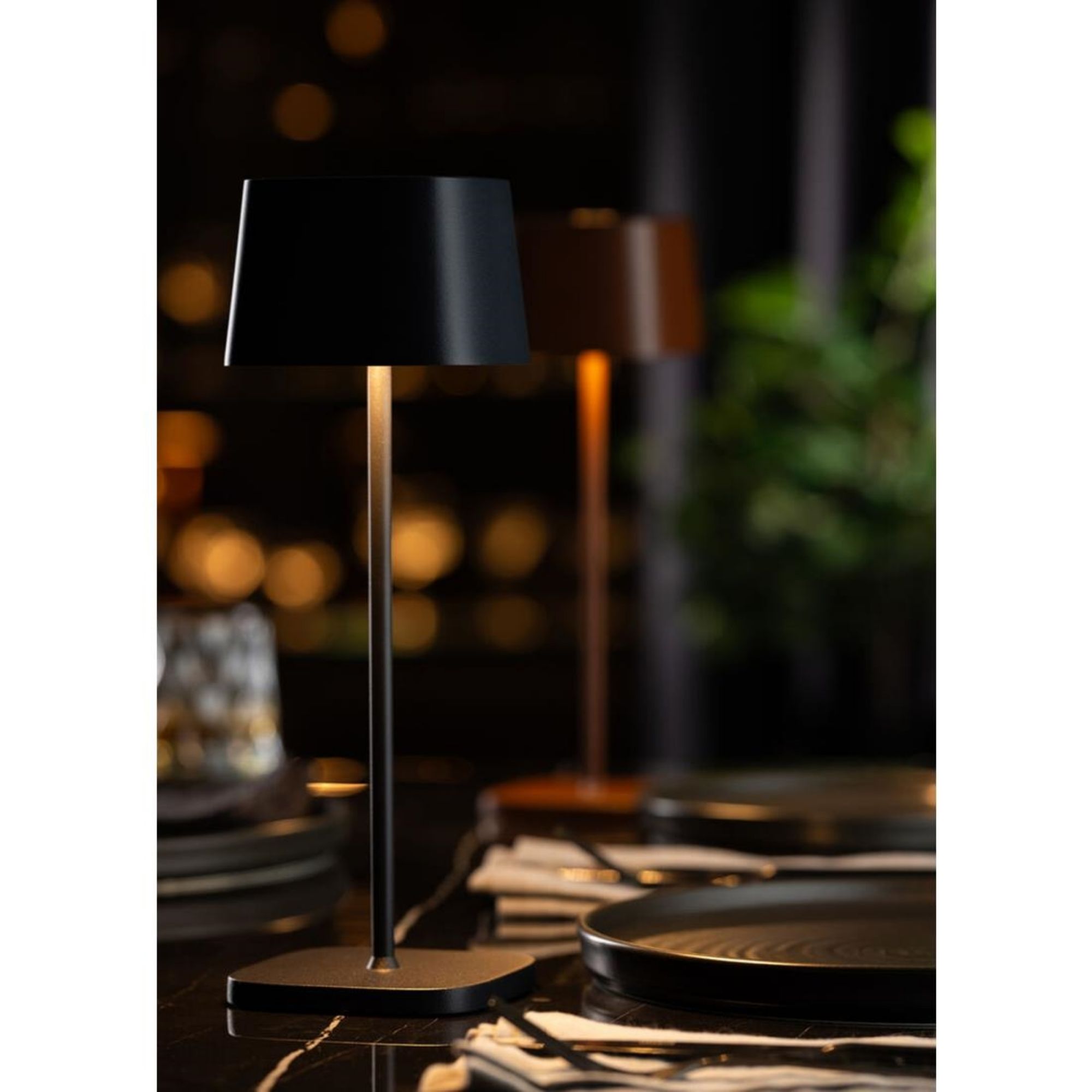 Picture of Utopia Montego LED Cordless Table Lamp 300mm Black (6 Pack)