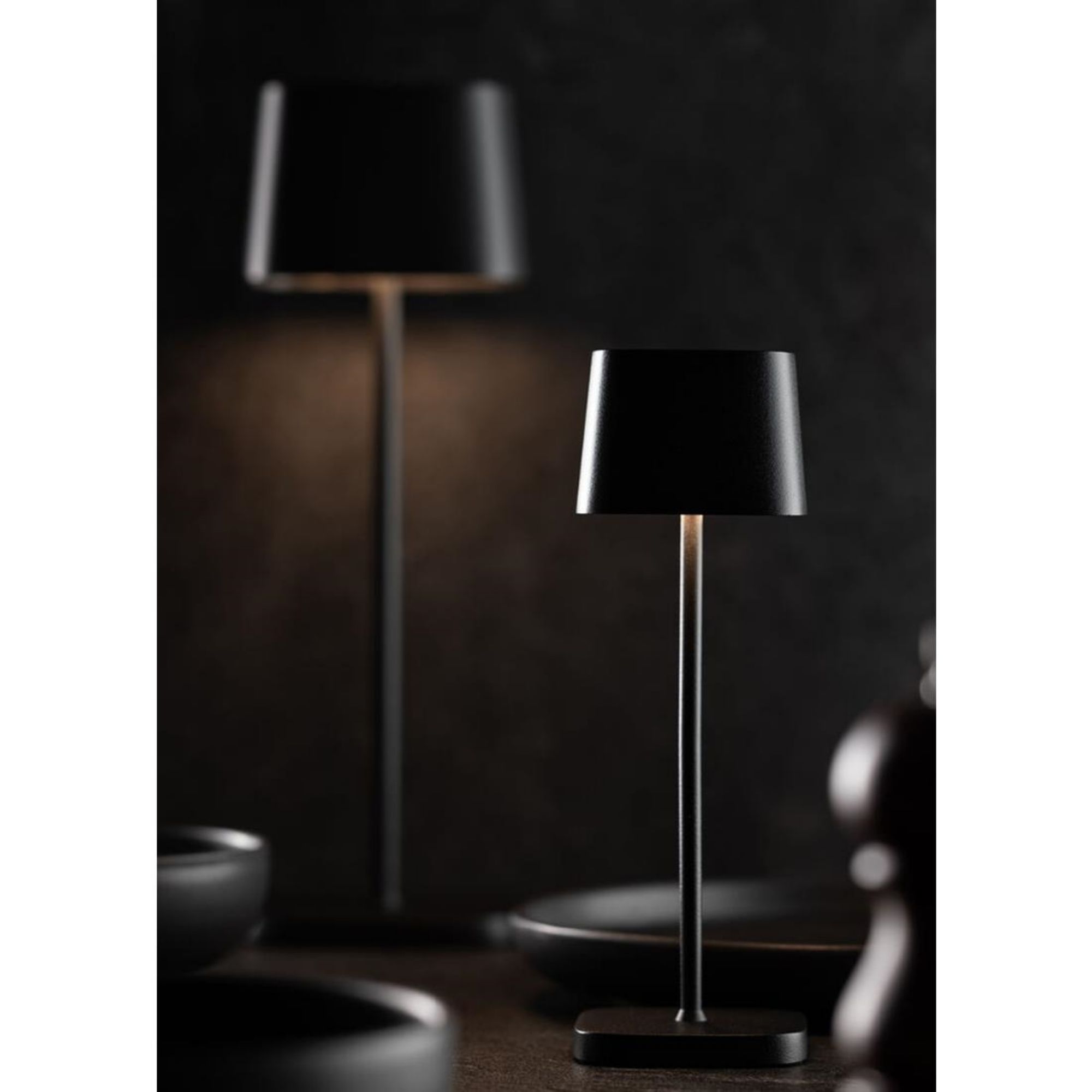 Picture of Utopia Montego Micro LED Cordless Table Lamp 200mm Black (6 Pack)