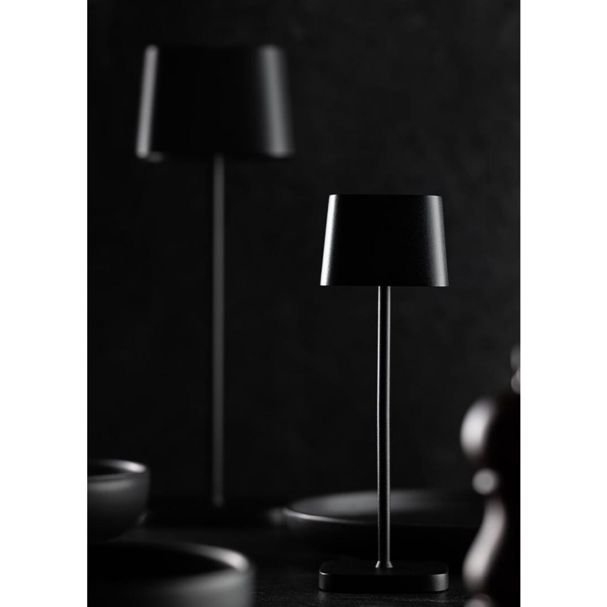 Picture of Utopia Montego Micro LED Cordless Table Lamp 200mm Black (6 Pack)
