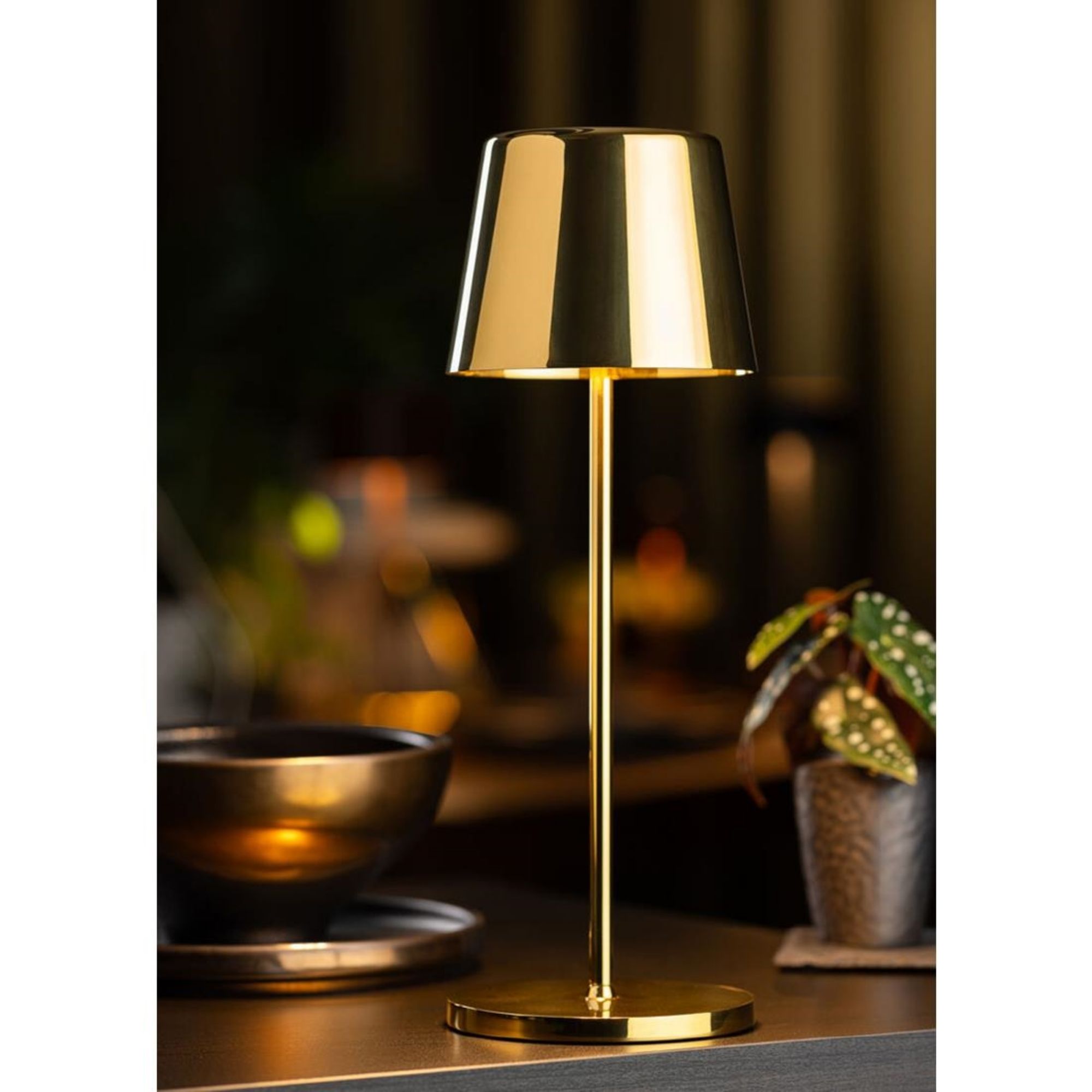 Picture of Utopia Bermuda LED Cordless Table Lamp 320mm Gold (6 Pack)