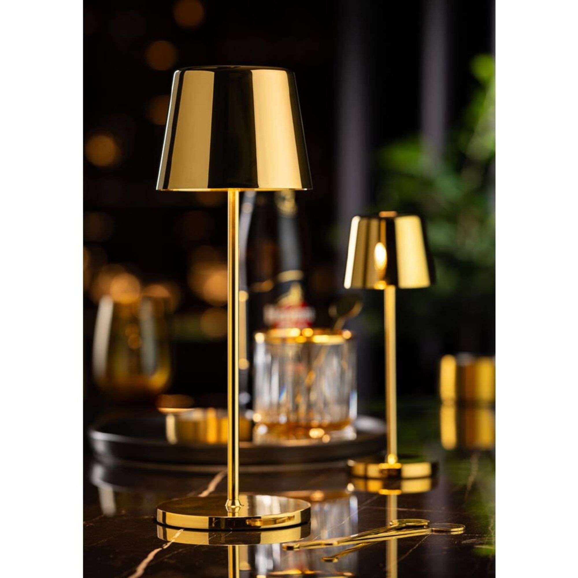 Picture of Utopia Bermuda LED Cordless Table Lamp 320mm Gold (6 Pack)