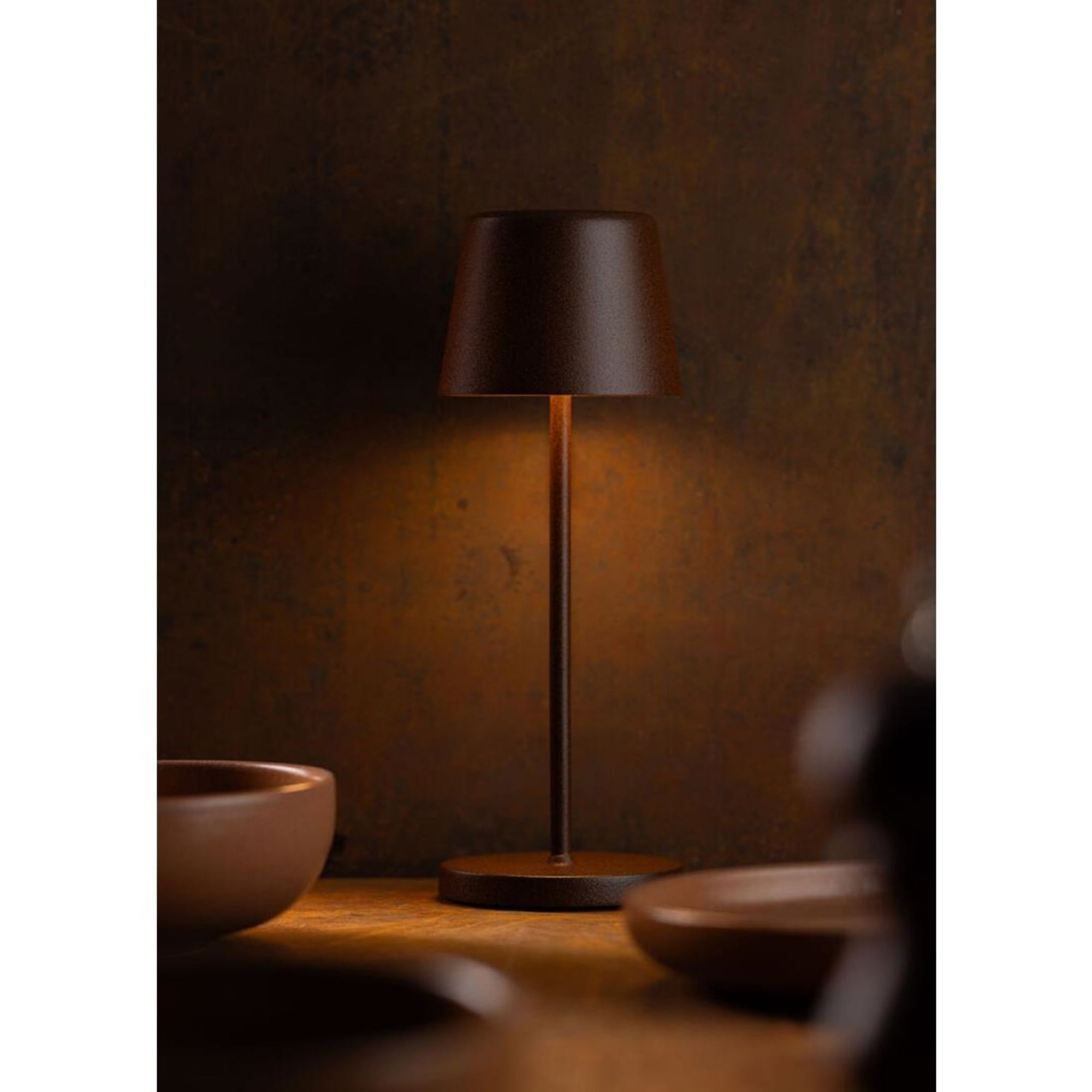 Picture of Utopia Bermuda LED Cordless Table Lamp 320mm Corten (6 Pack)