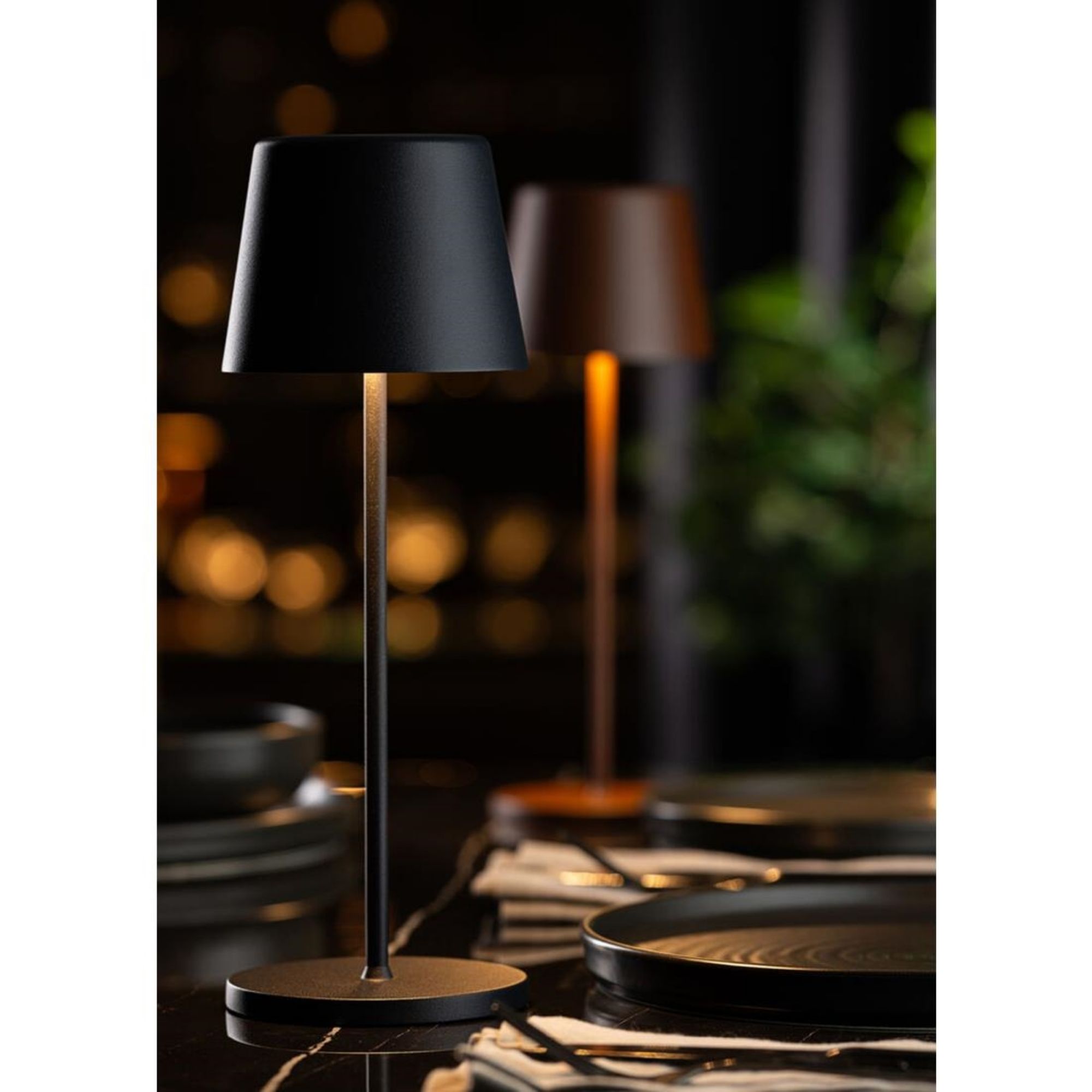 Picture of Utopia Bermuda LED Cordless Table Lamp 320mm Black (6 Pack)