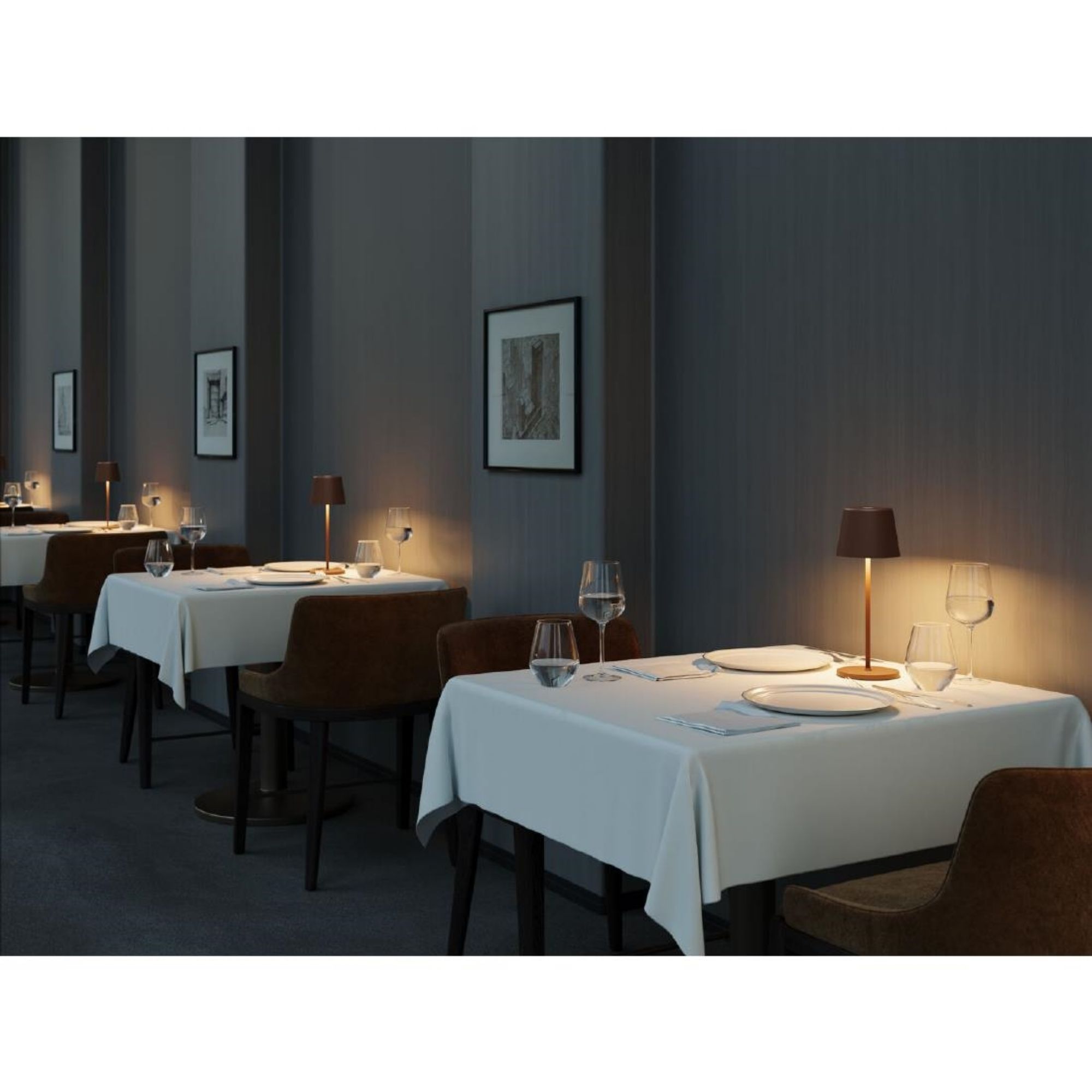 Picture of Utopia Bermuda LED Cordless Table Lamp 320mm Corten (6 Pack)