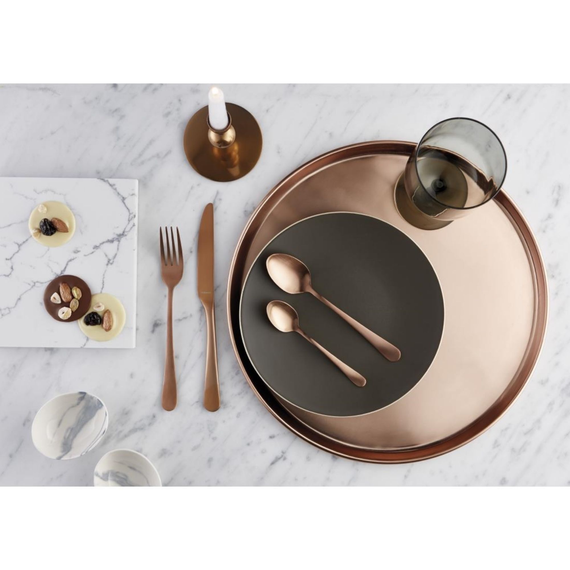 Picture of Amefa Blush Dessert Spoon Copper (12 Pack)