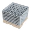 Picture of Cambro Camrack Beige 36 Compartments Max Glass Height 298mm