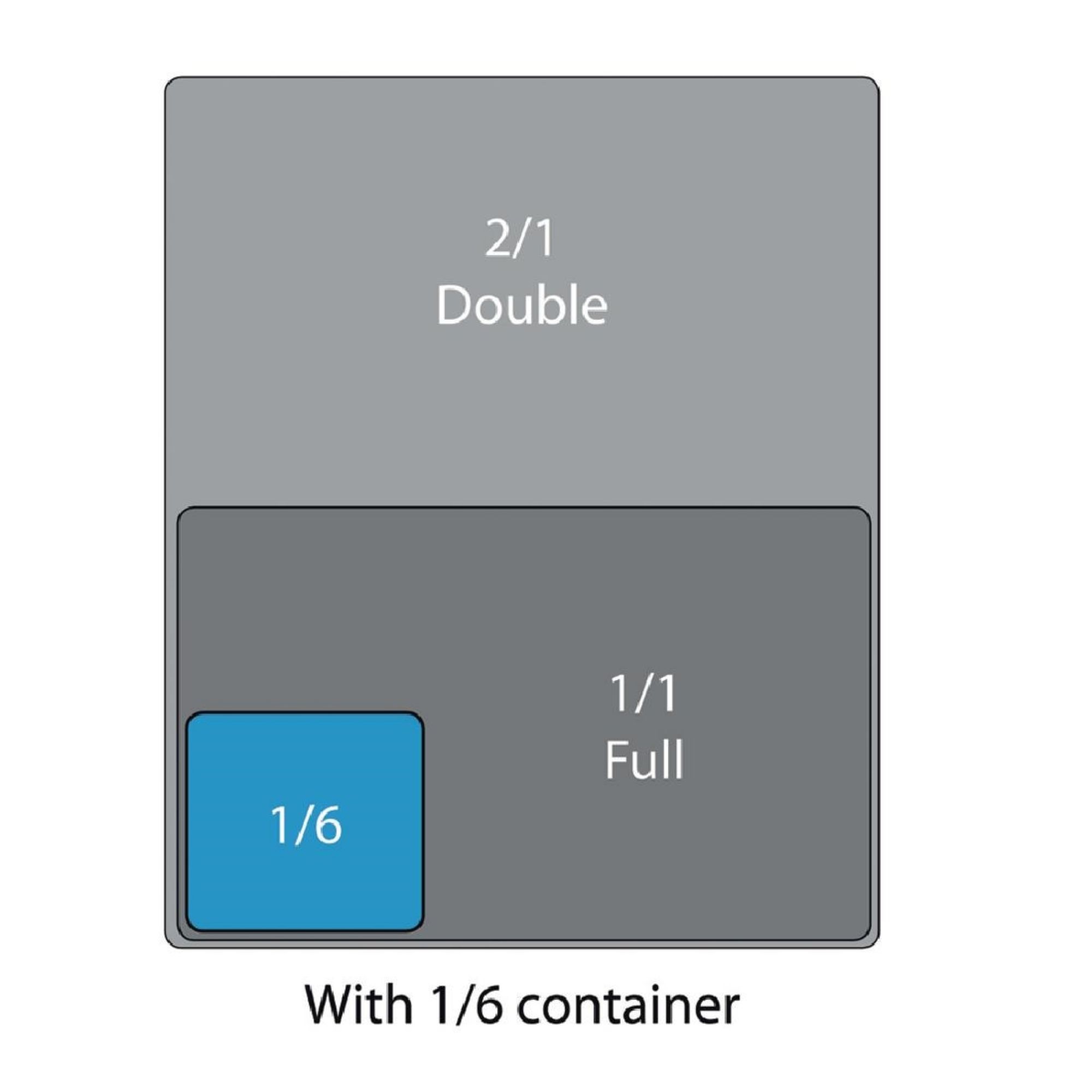 Picture of Cambro Polycarbonate 1/6 Gastronorm Tray 65mm