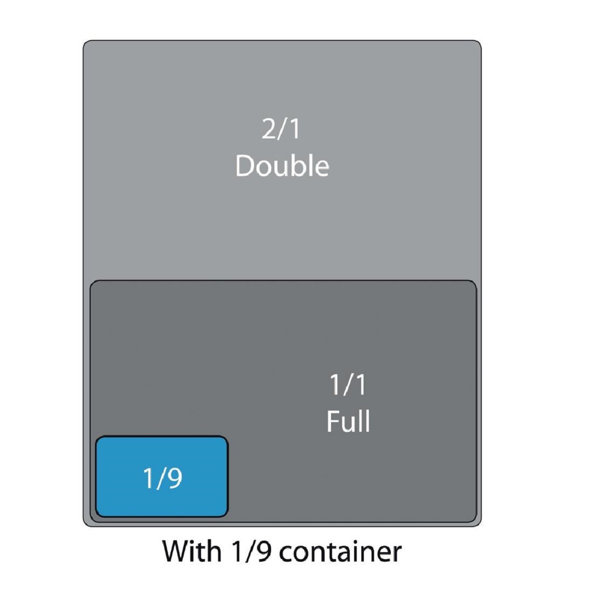 Picture of Cambro Polycarbonate 1/9 Gastronorm Tray Drain Shelf