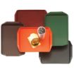Picture of Cambro Polypropylene Handled Fast Food Tray Black 430mm