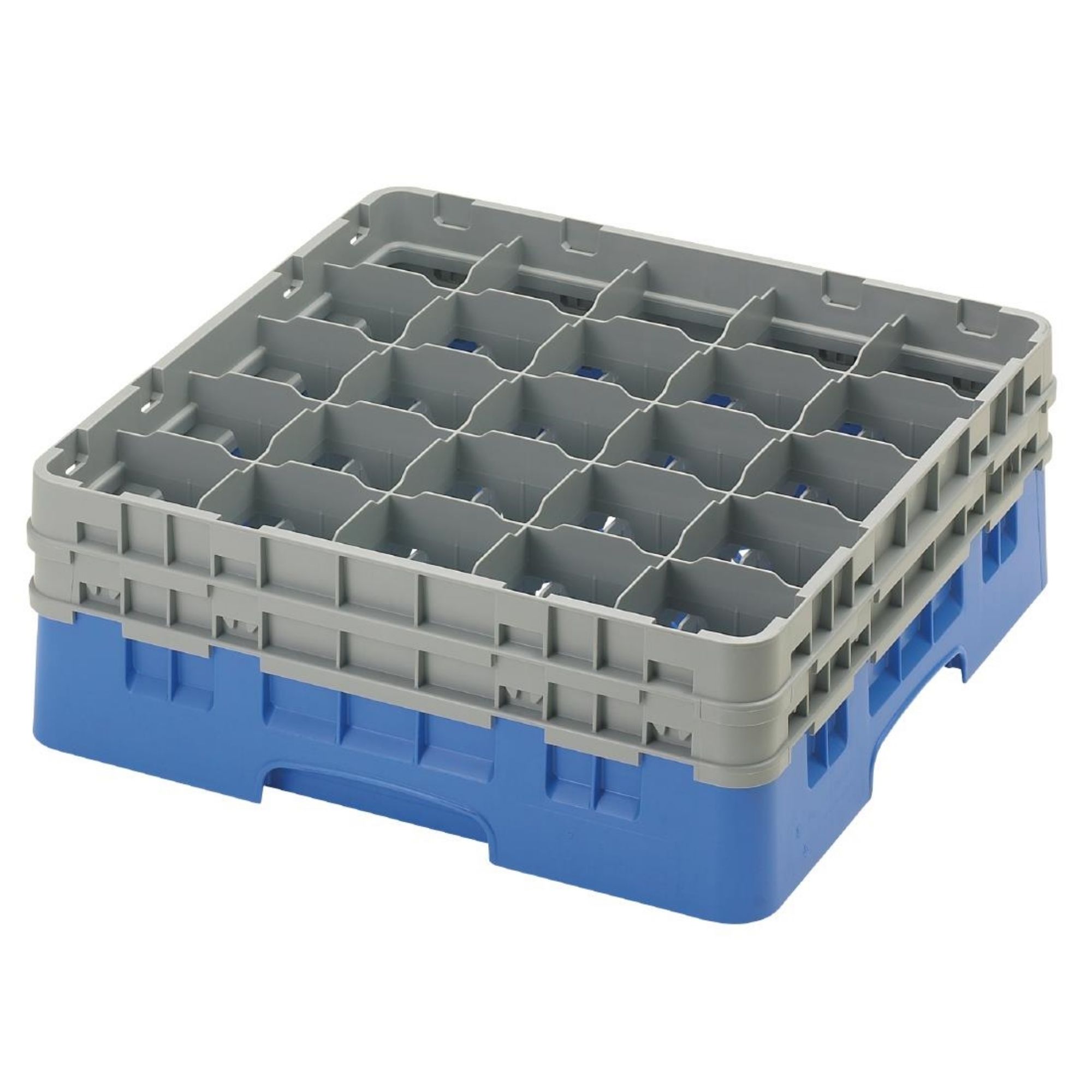 Picture of Cambro Camrack Blue 25 Compartments Max Glass Height 156mm