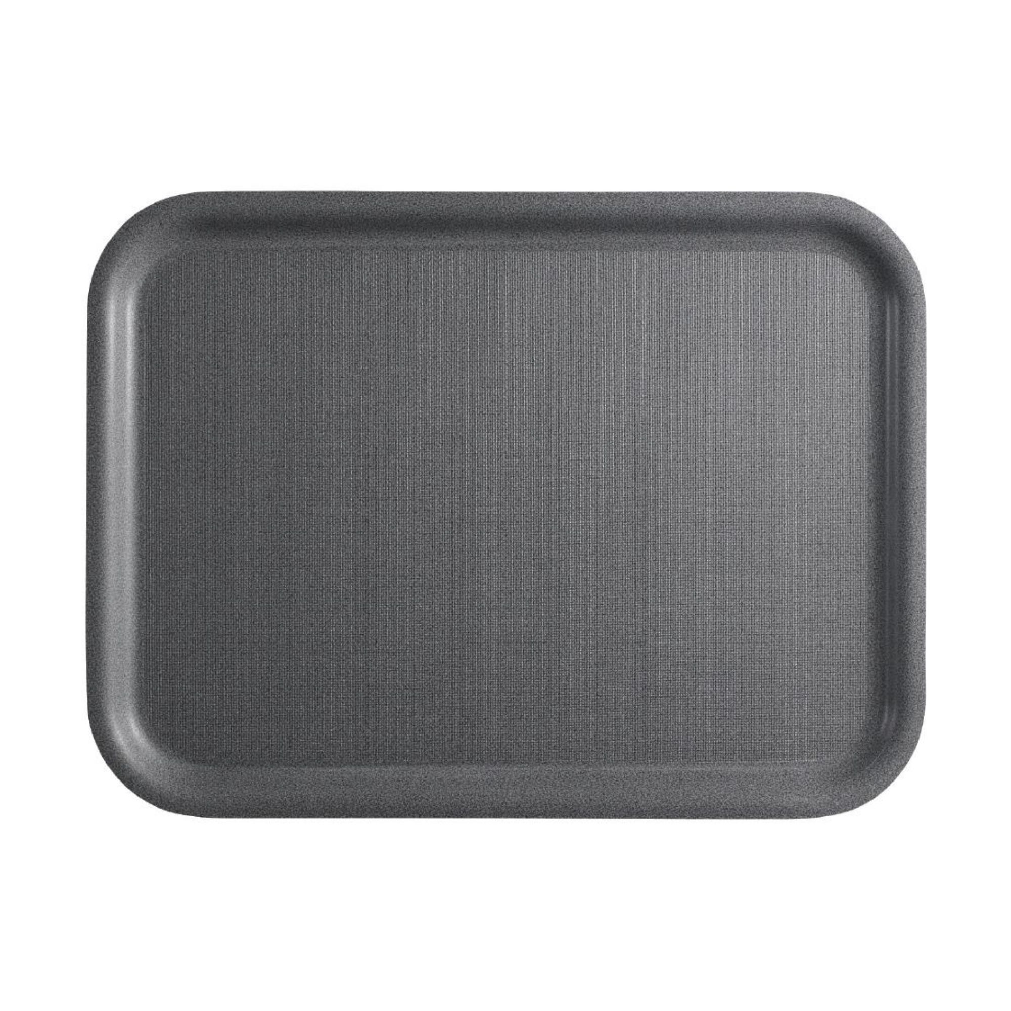 Picture of Cambro Mykonos Tray Charcoal Non-Slip Surface 360x460mm