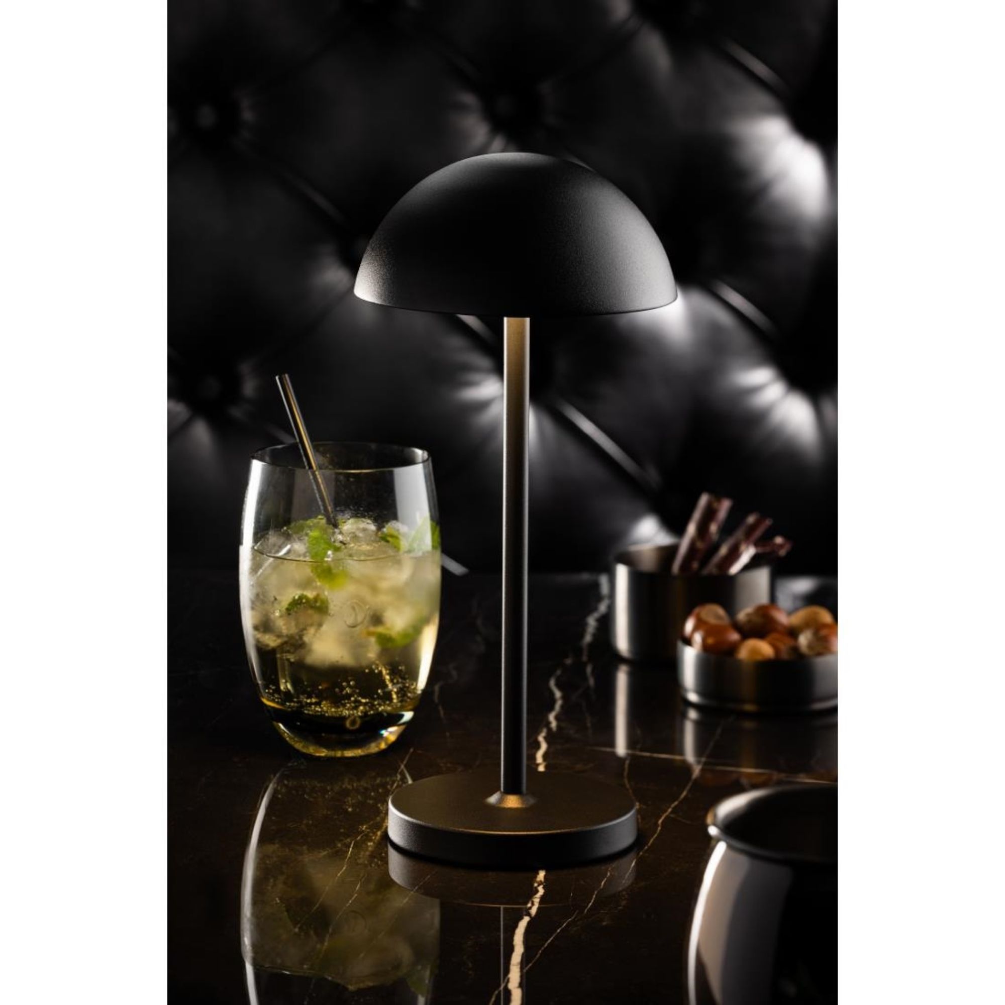 Picture of Utopia Tonga LED Cordless Table Lamp Black 260mm (6 Pack)