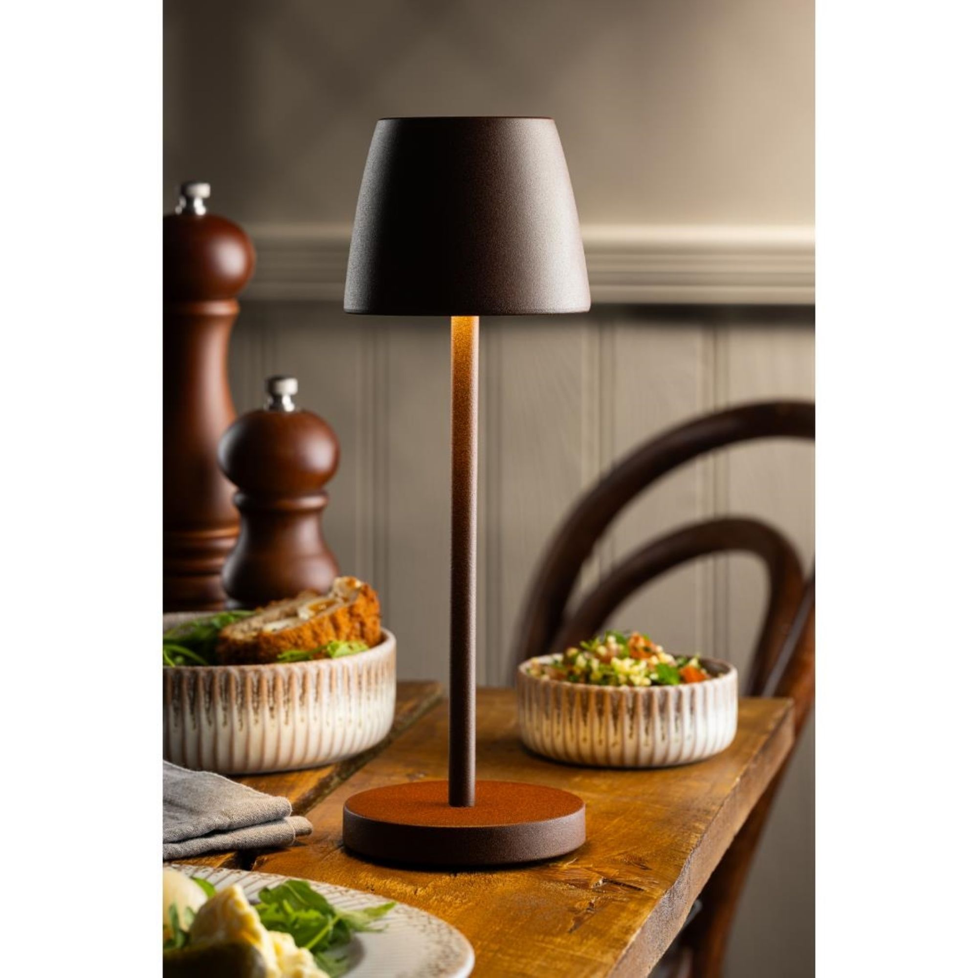Picture of Utopia Mini Montserrat LED Cordless Table Lamps Cocoa 260mm (6 Pack)