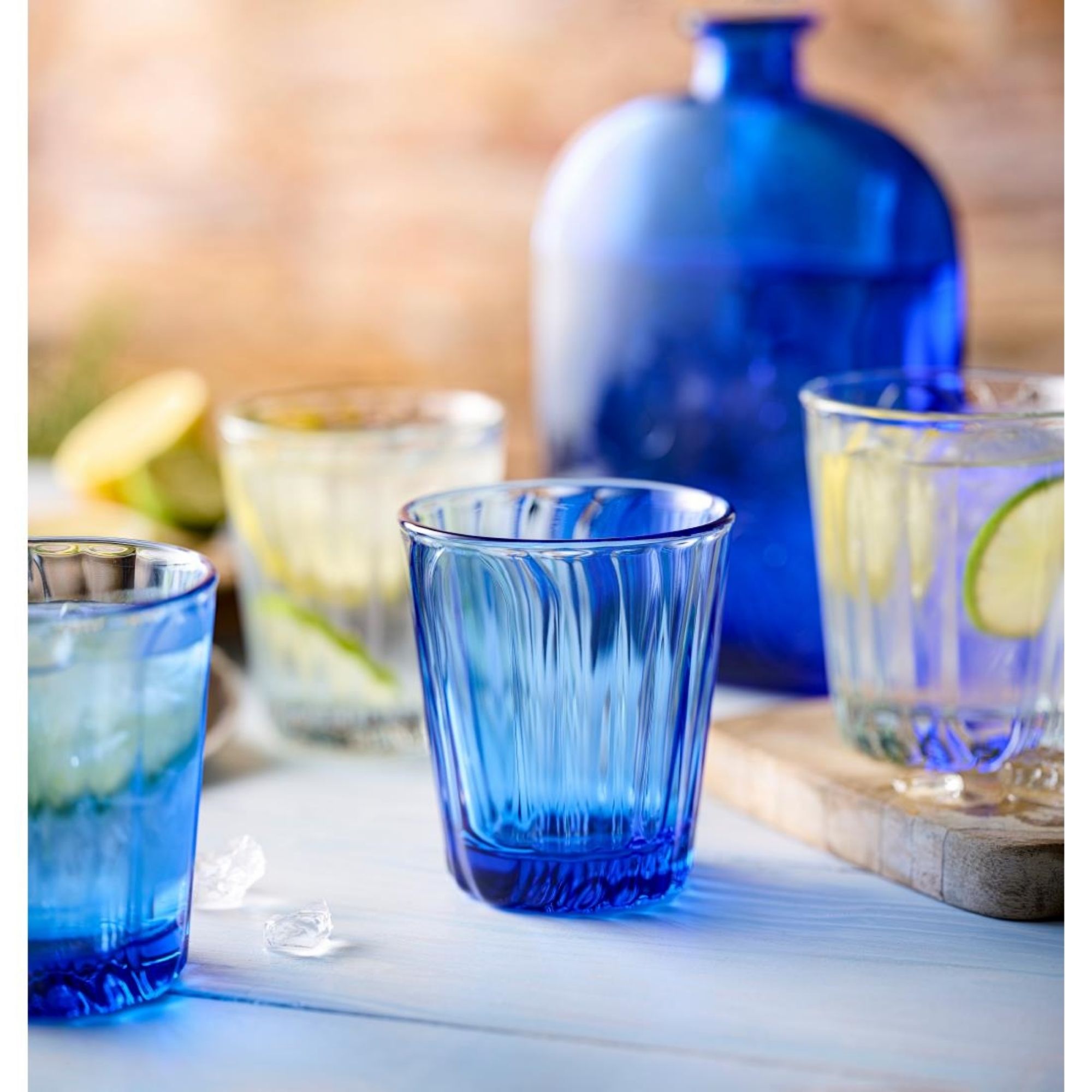 Picture of La Rochere Onde Tumblers Cobalt Blue 280ml (6 Pack)