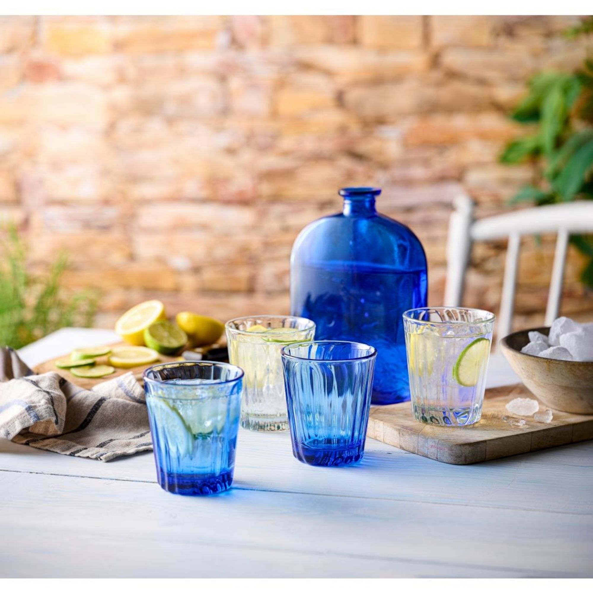 Picture of La Rochere Onde Tumblers Cobalt Blue 280ml (6 Pack)