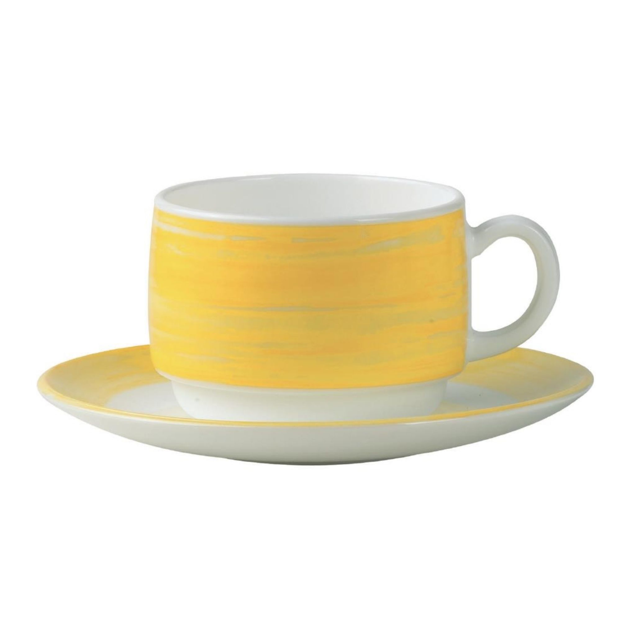 Picture of Arcoroc Brush Cups Yellow 190ml (48 Pack)