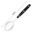 Picture of Olympia Taverna Dessert Spoons with Black Handles (12 Pack)