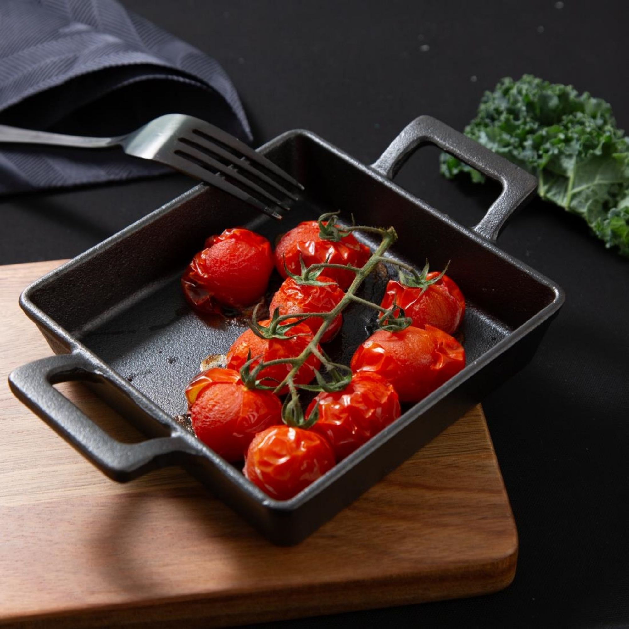 Picture of Olympia Cast Iron Square Eared Dish 130x130mm