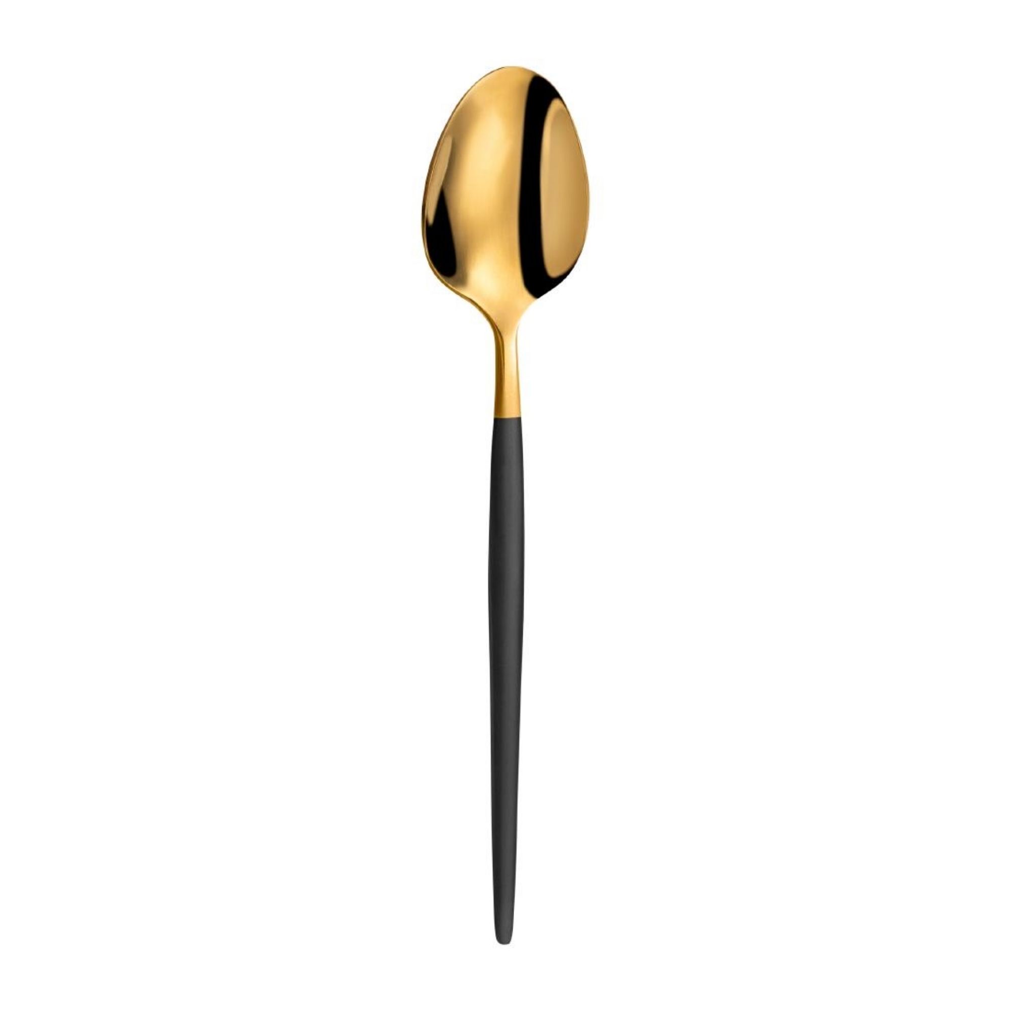 Picture of Amefa Soprano Dessert Spoons Black & Gold (12 Pack)