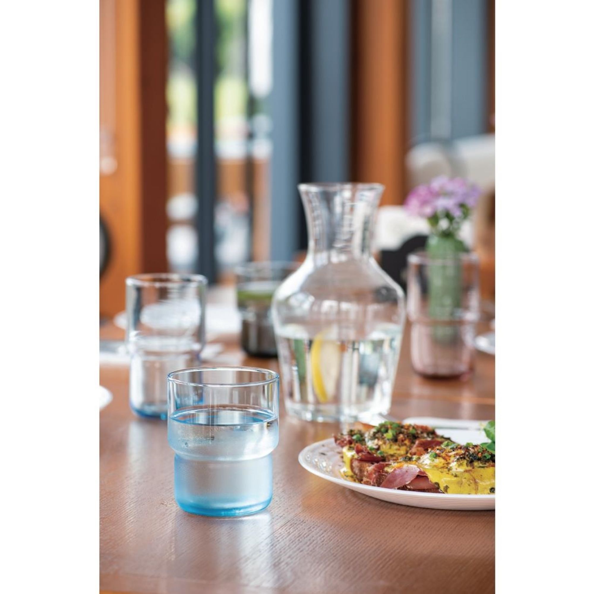 Picture of Arcoroc Log Brush Blue Tumblers 220ml (24 Pack)