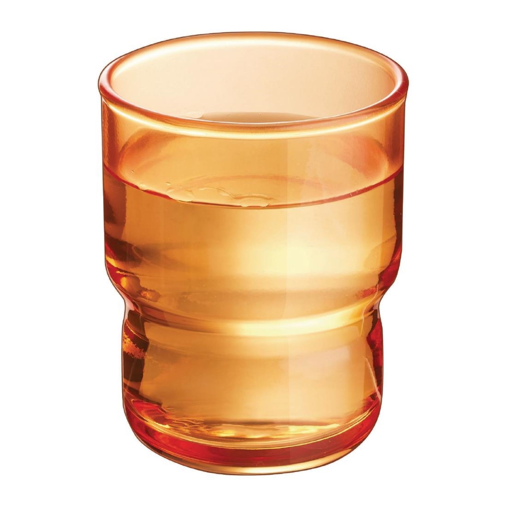 Picture of Arcoroc Log Brush Orange Tumblers 160ml (48 Pack)