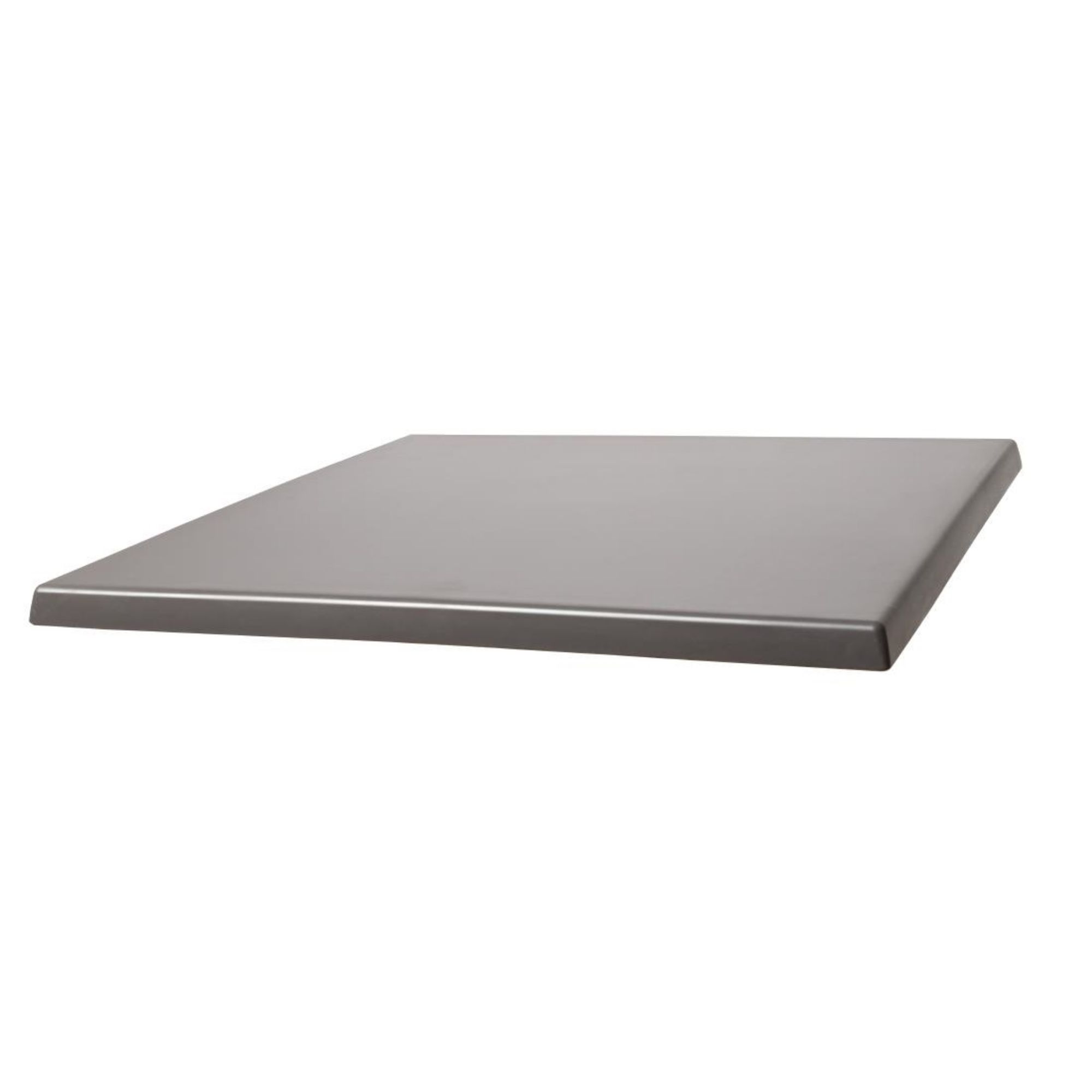 Picture of Werzalit Pre-drilled Square Table Top Dark Grey 700mm