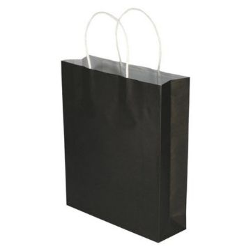 Picture of 24 X 10 X 32cm Black Twist Small 80 Gsm (400)
