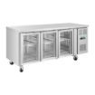 Picture of Polar U-Series 3 Door Counter with Glass Doors