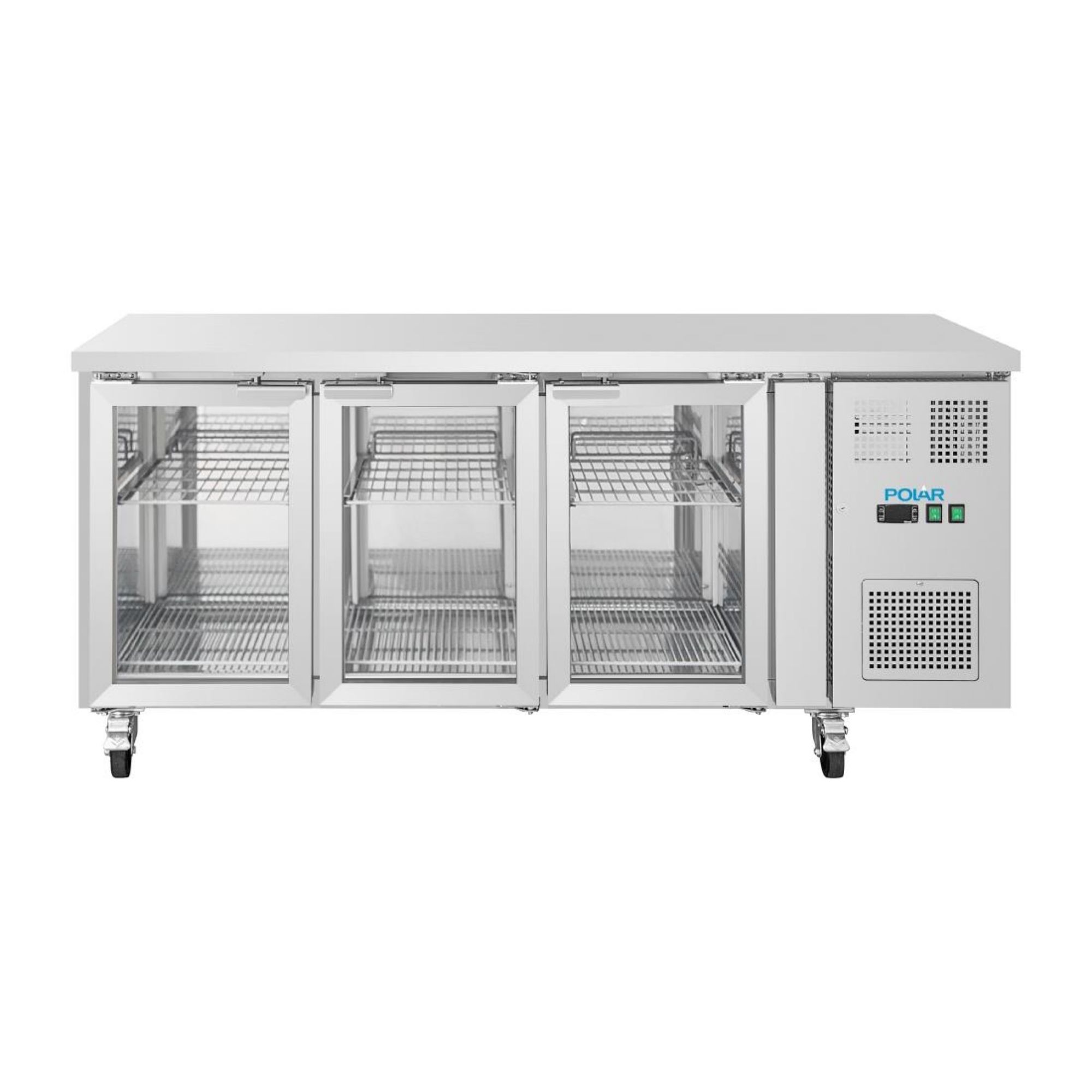 Picture of Polar U-Series 3 Door Counter with Glass Doors