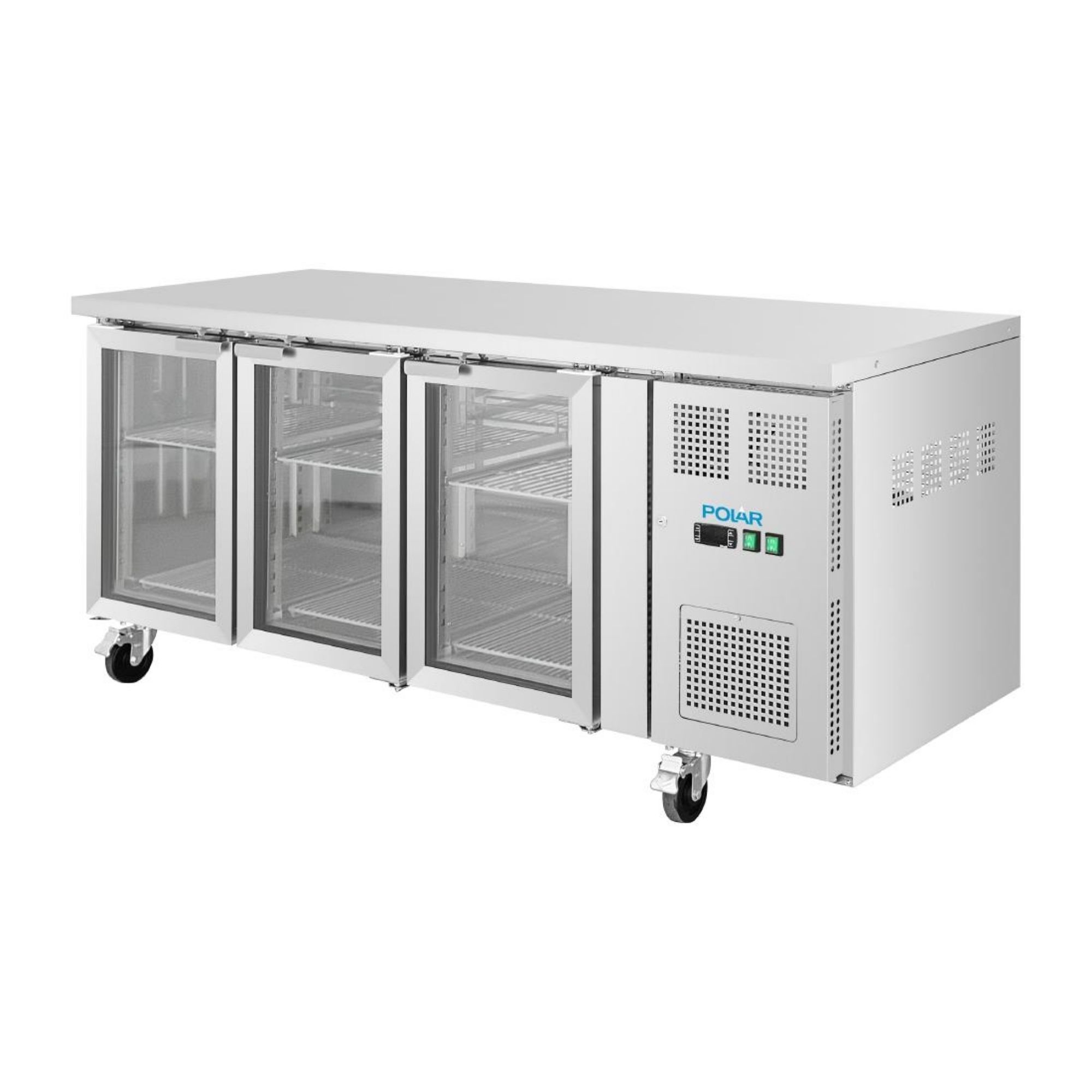 Picture of Polar U-Series 3 Door Counter with Glass Doors