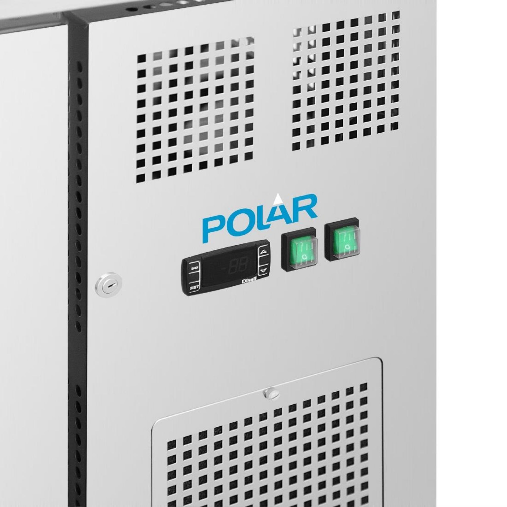 Picture of Polar U-Series 3 Door Counter with Glass Doors