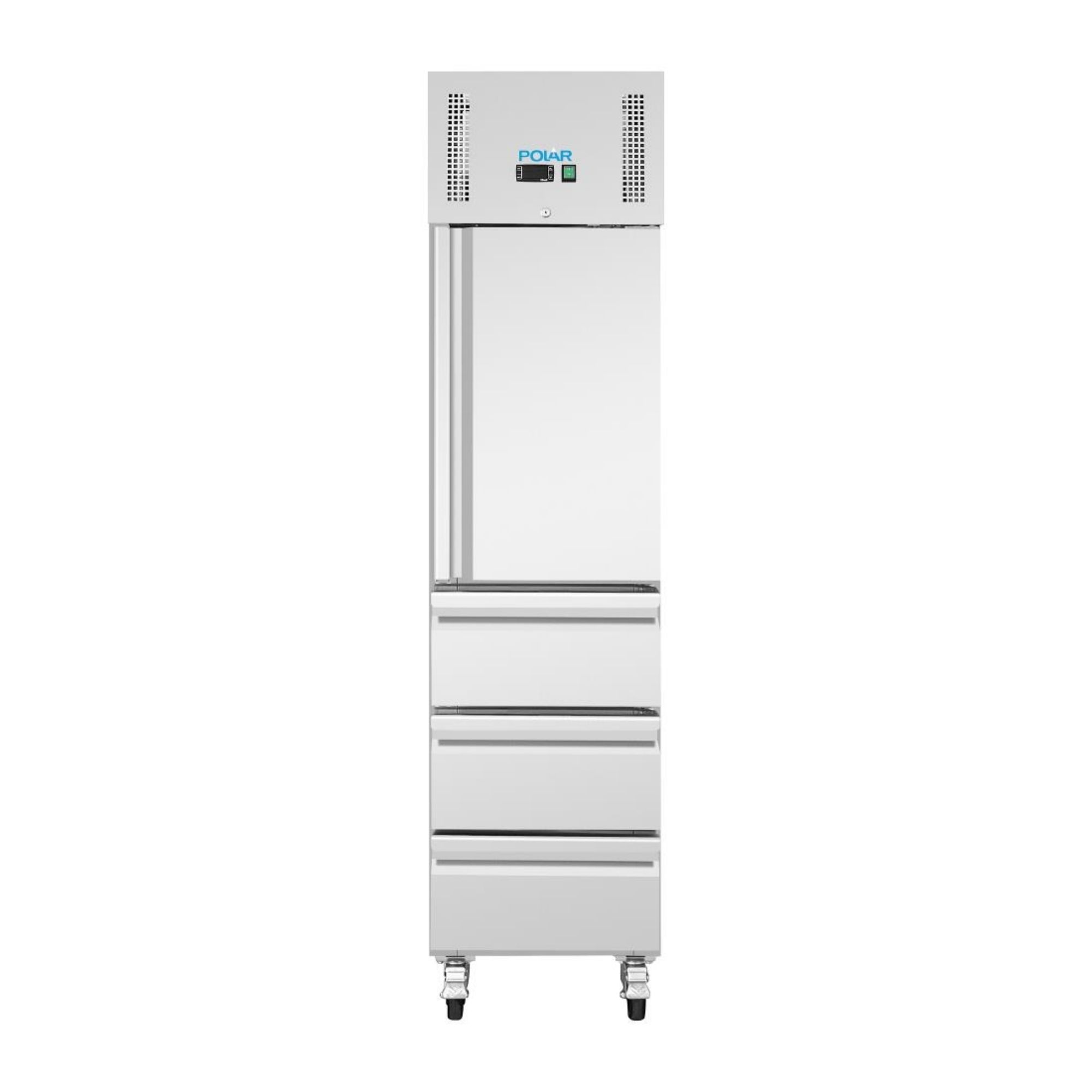 Picture of Polar U-Series Single Door & 3 Drawer Slimline GN Cabinet Refrigerator