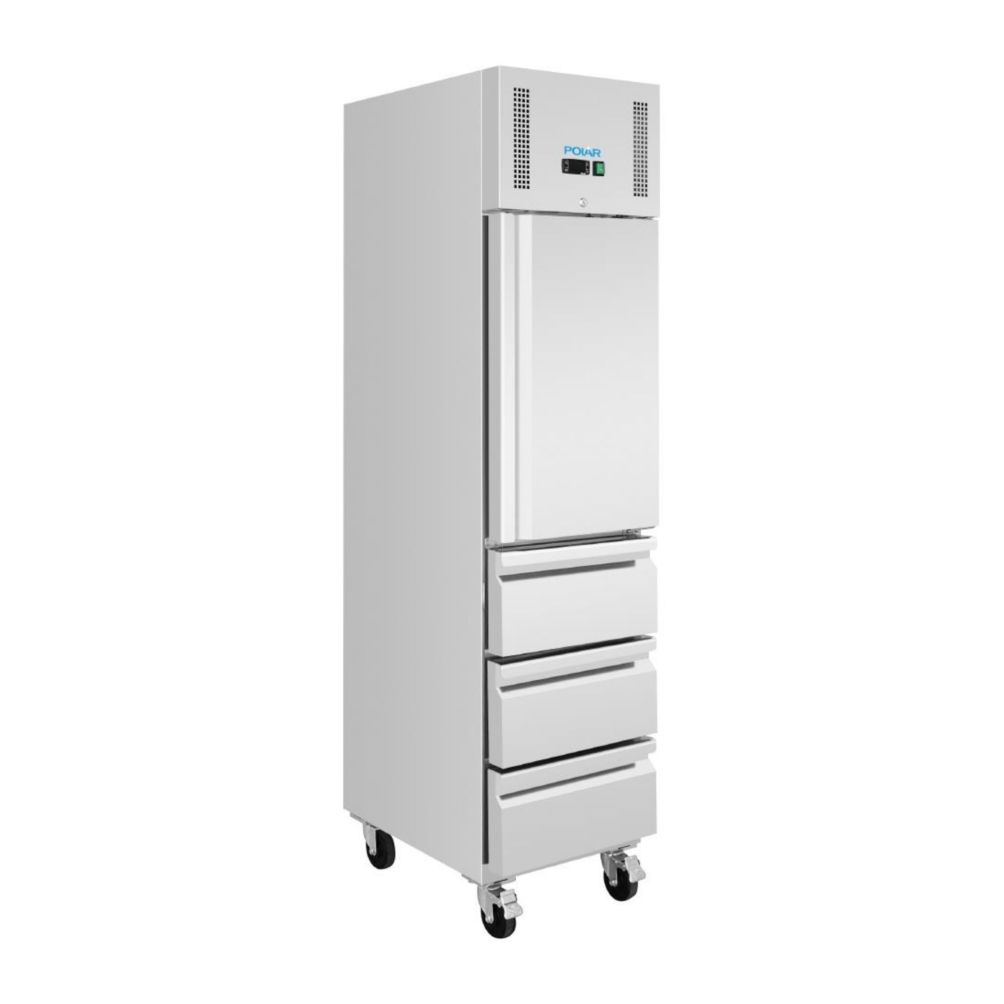 Picture of Polar U-Series Single Door & 3 Drawer Slimline GN Cabinet Refrigerator