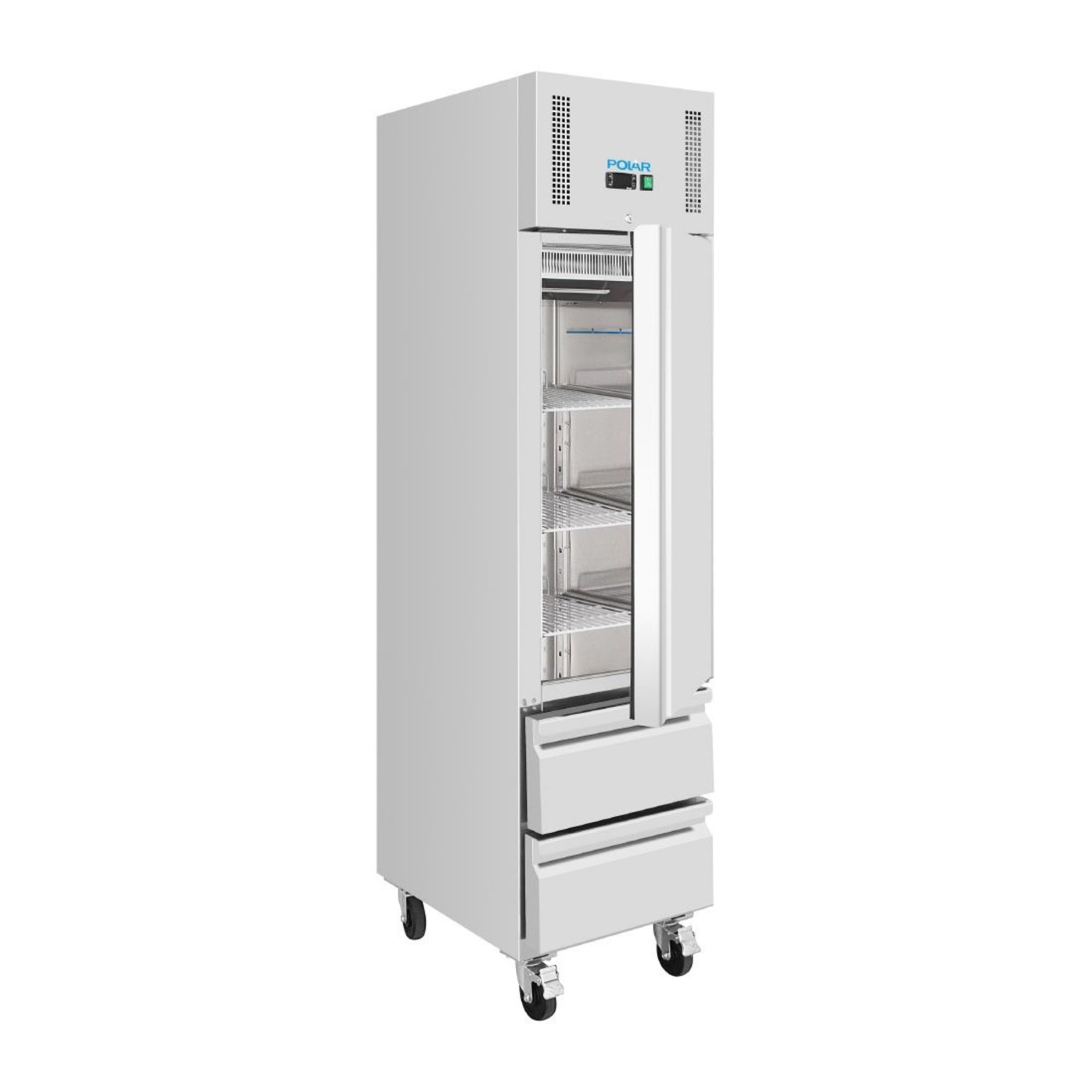 Picture of Polar U-Series Single Door & 2 Drawer Slimline GN Cabinet Refrigerator