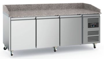 Picture of PIZZA COUNTER 3 DOORS  WITH WHEELS