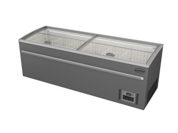 Picture of SUPERMARKET CHEST FREEZER GREY 2500 AUTOMATIC DEFROST *TRANSPORT ON REQUEST*
