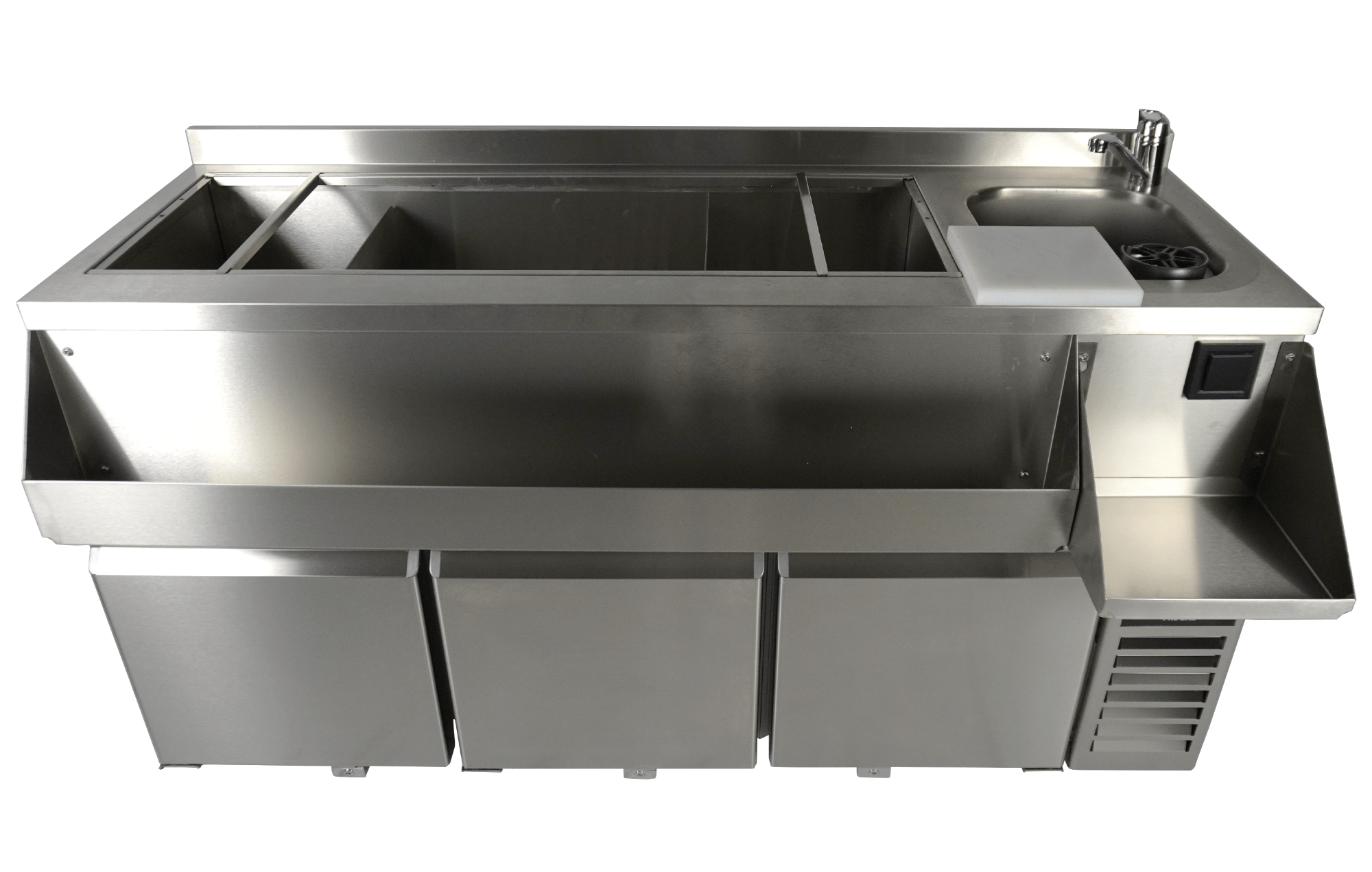 Picture of REFRIGERATED COUNTER 3 DOORS WITH COCKTAIL BAR STATION