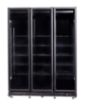 Picture of REFRIGERATOR 3 GLASS DOORS BLACK NAP-1200 HT - WITH DOOR HEATING