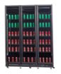 Picture of REFRIGERATOR 3 GLASS DOORS BLACK NAP-1200 HT - WITH DOOR HEATING