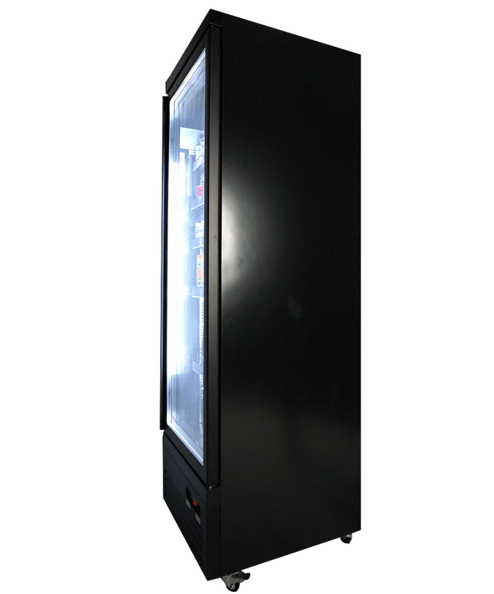 Picture of REFRIGERATOR 1 GLASS DOOR BLACK CEB-500R BL