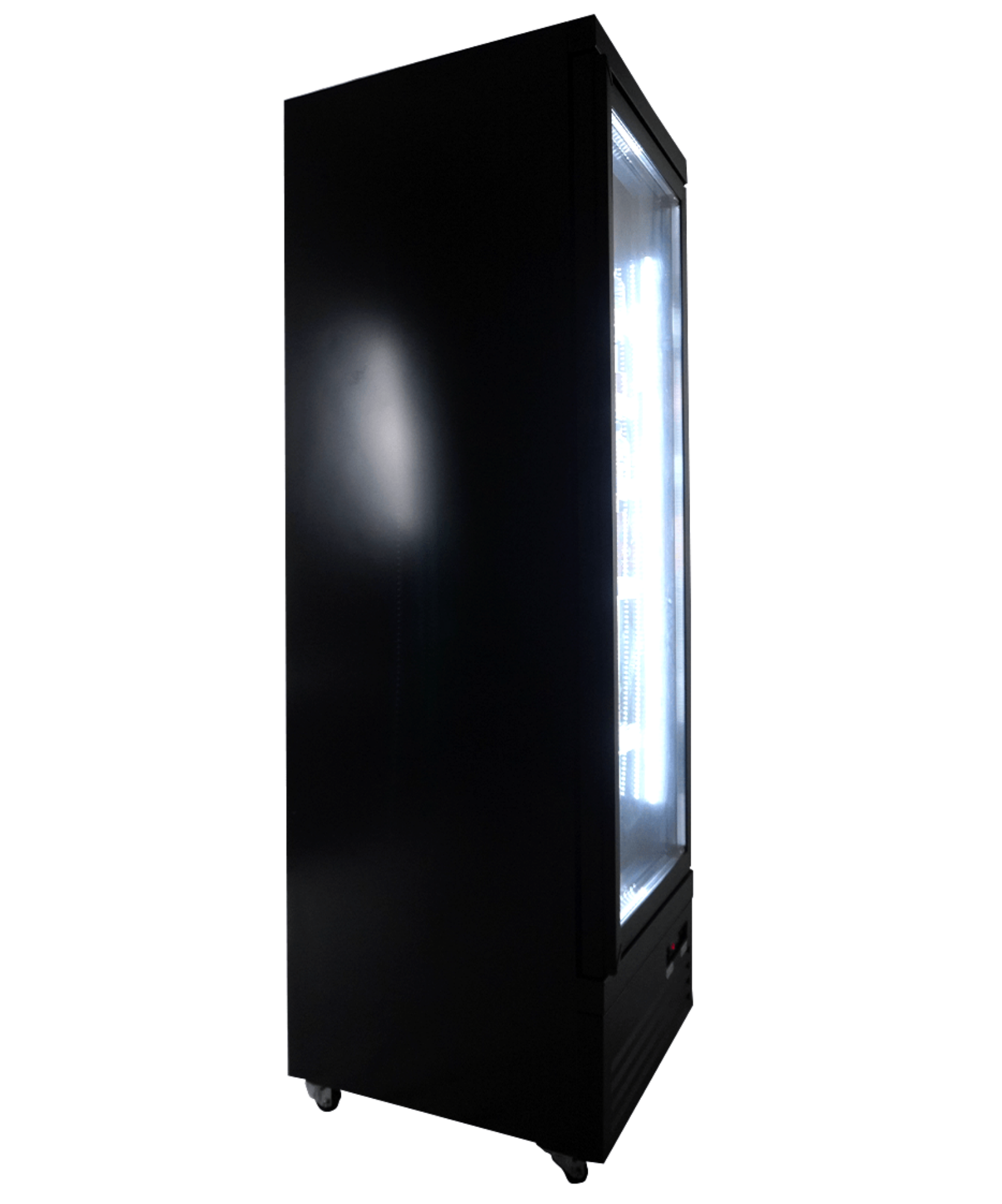 Picture of REFRIGERATOR 1 GLASS DOOR BLACK CEB-500R BL