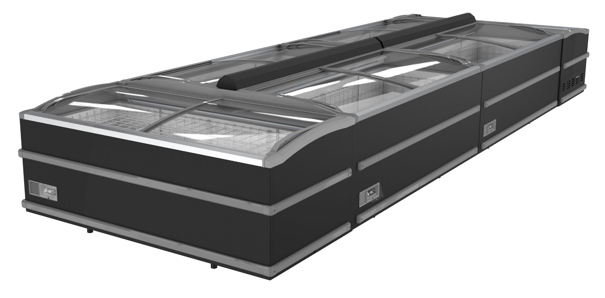 Picture of SUPERMARKET CHEST FREEZER BLACK 2500  AUTOMATIC DEFROST  *TRANSPORT ON REQUEST*